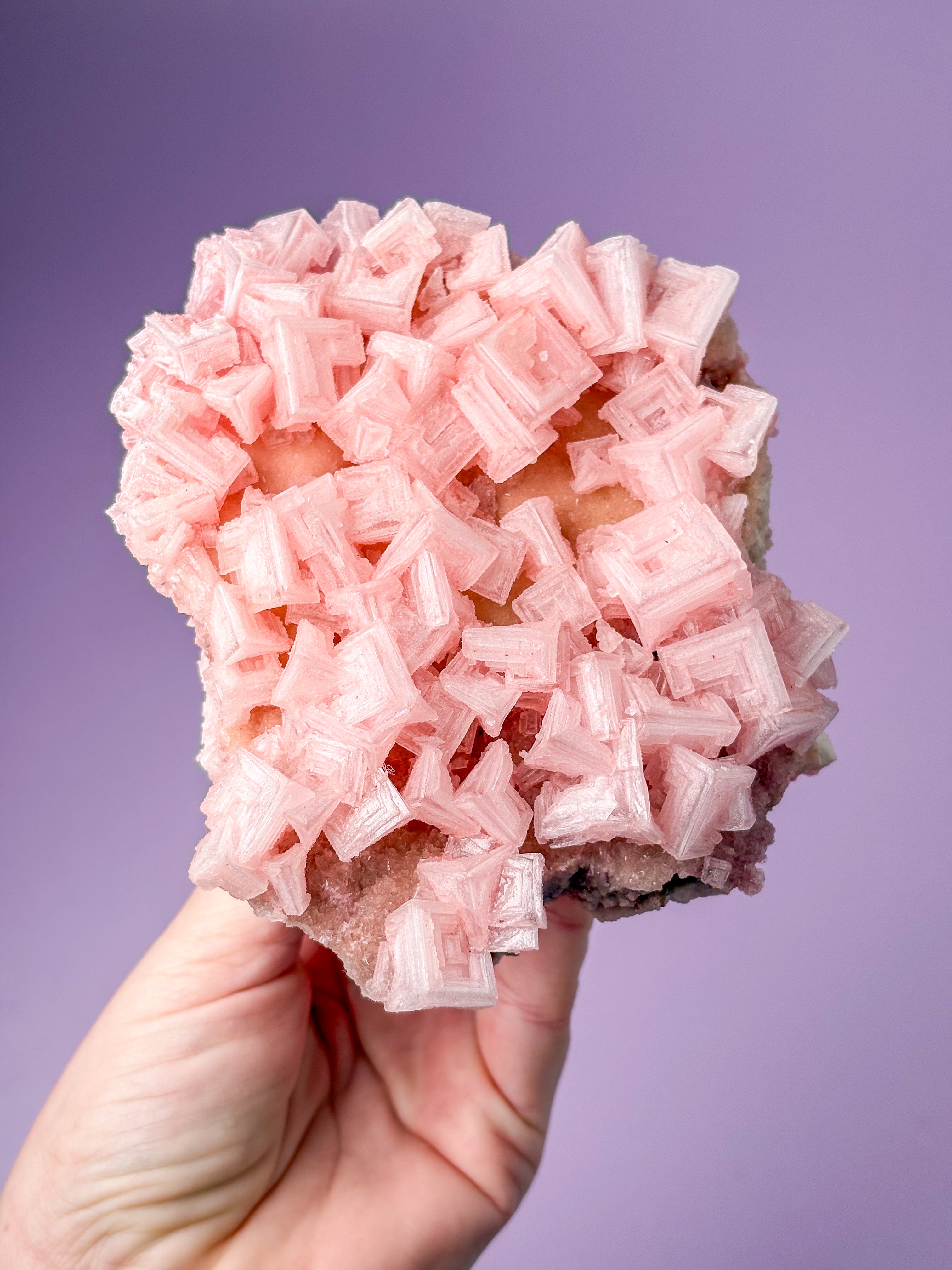 Stor rosa halitkluster (nr 47) 