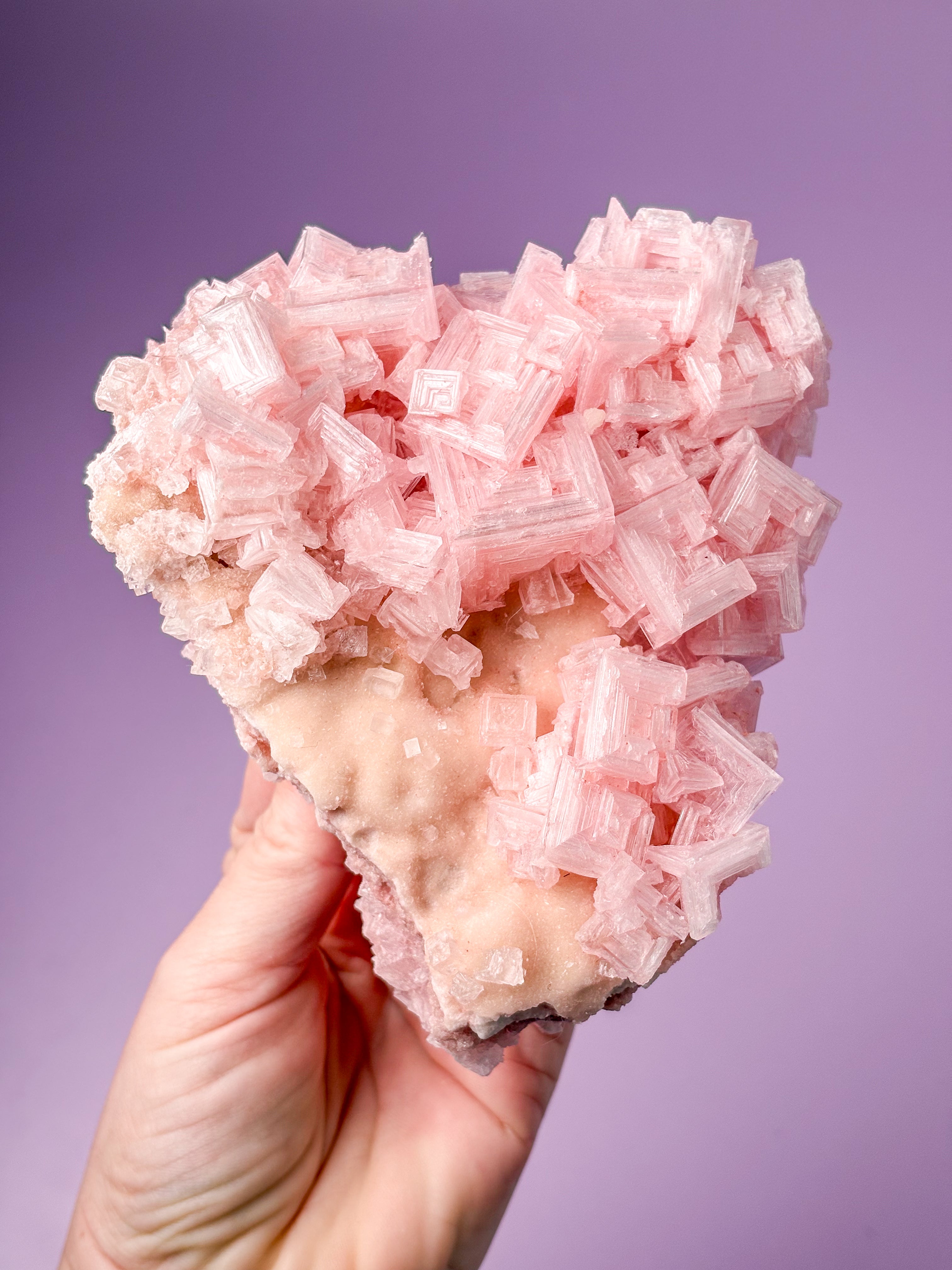 Stor rosa halitkluster (nr 52) 