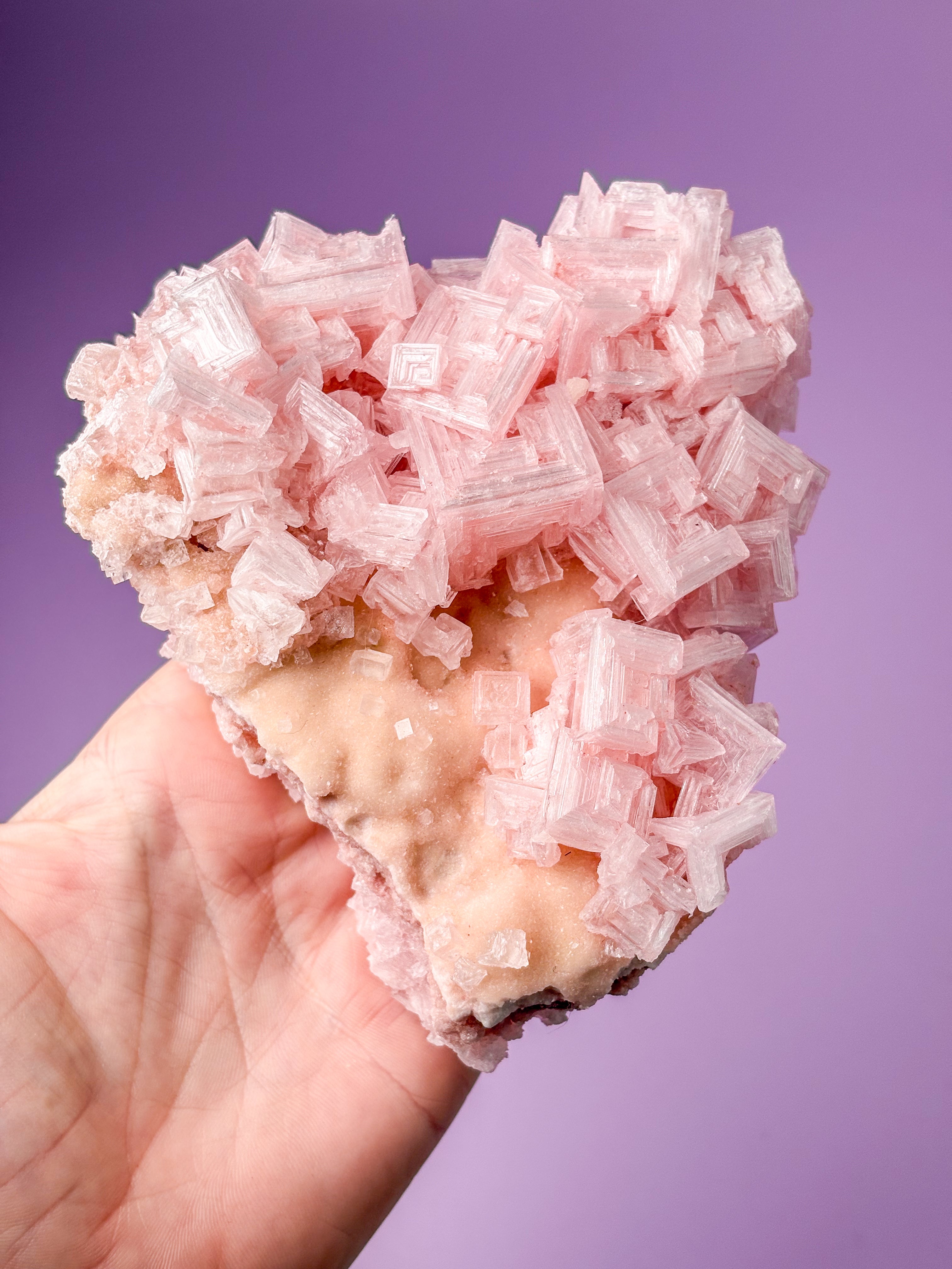 Stor Pink Halit Klynge (Nr. 52)