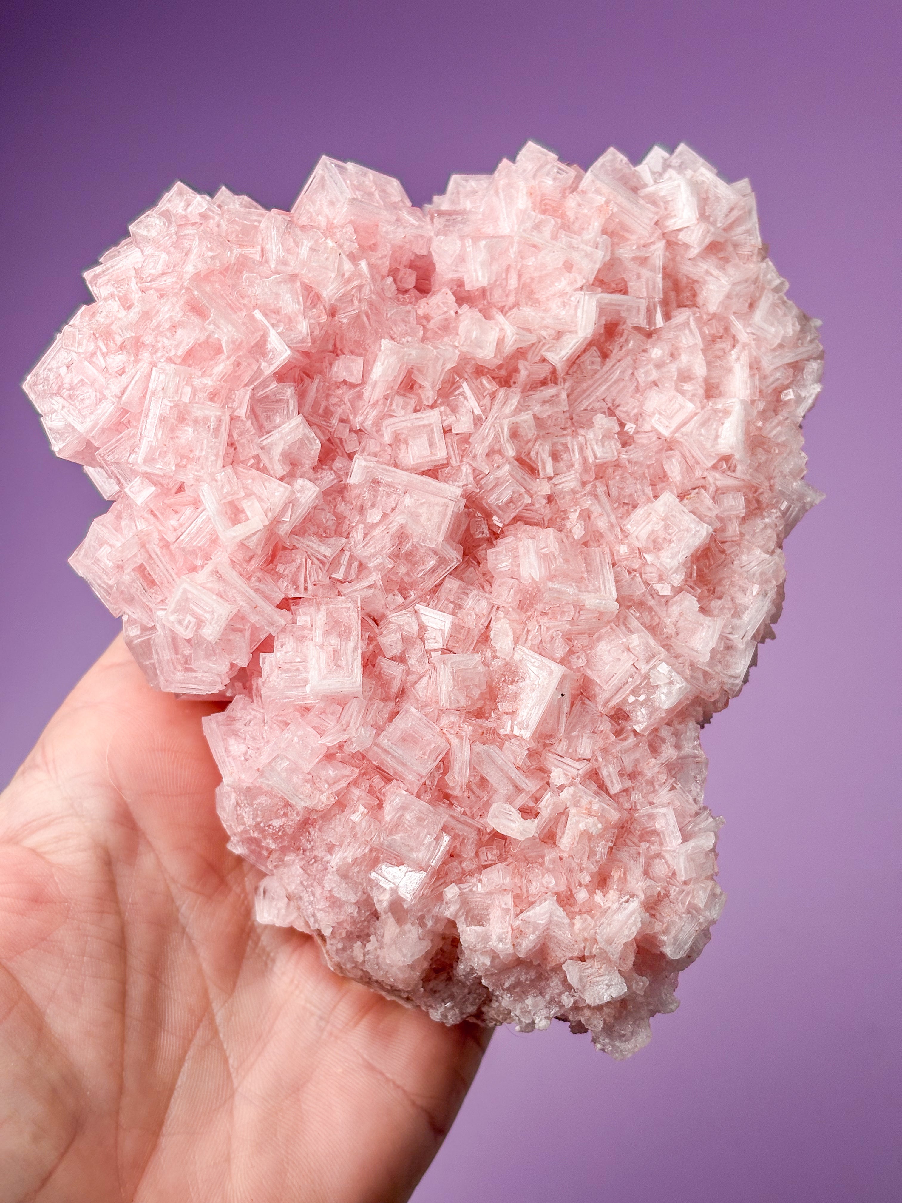 Stor Pink Halit Klynge (Nr. 52)