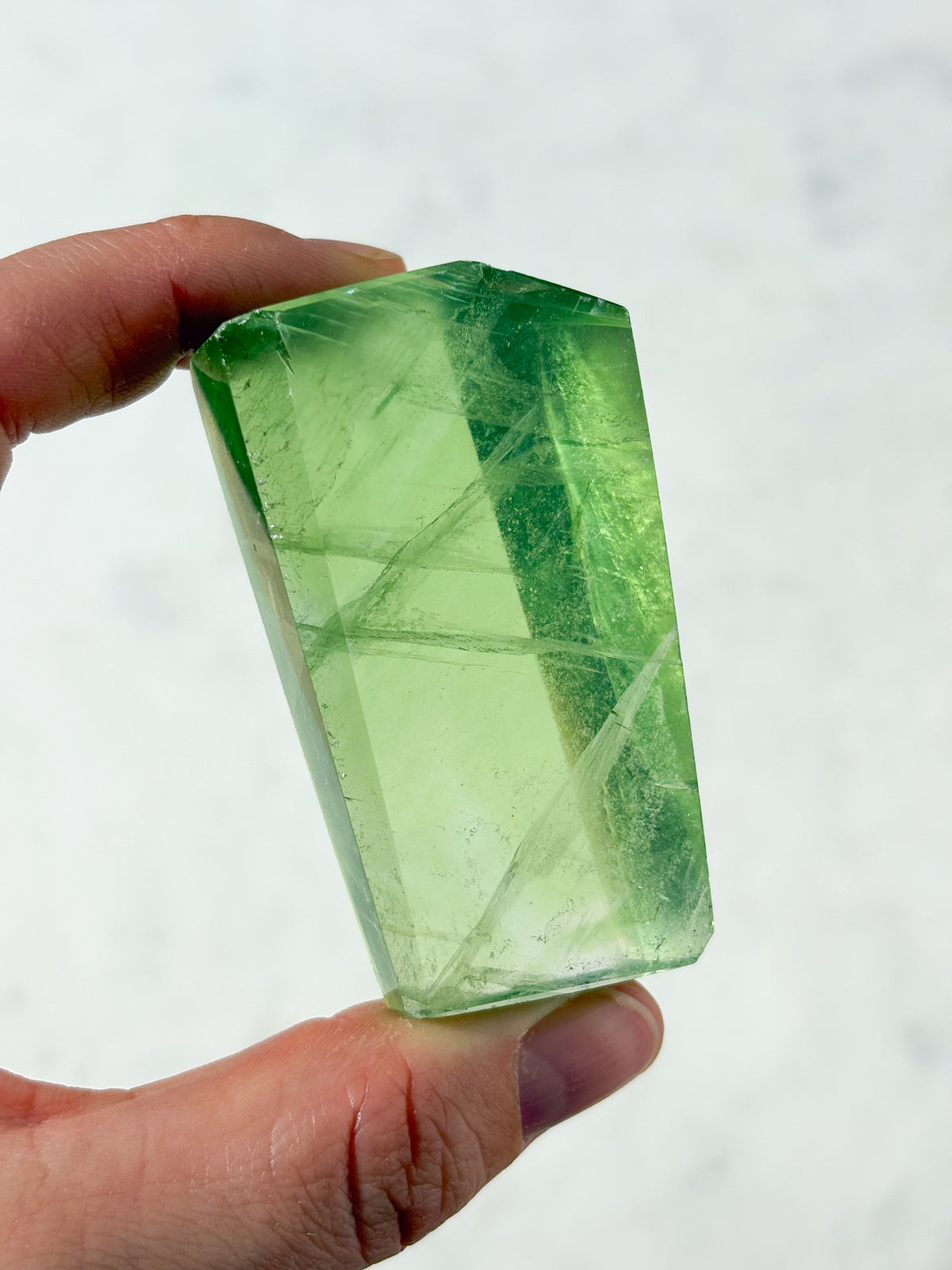 Green Apple Fluorit Freeform (Nr. 9)