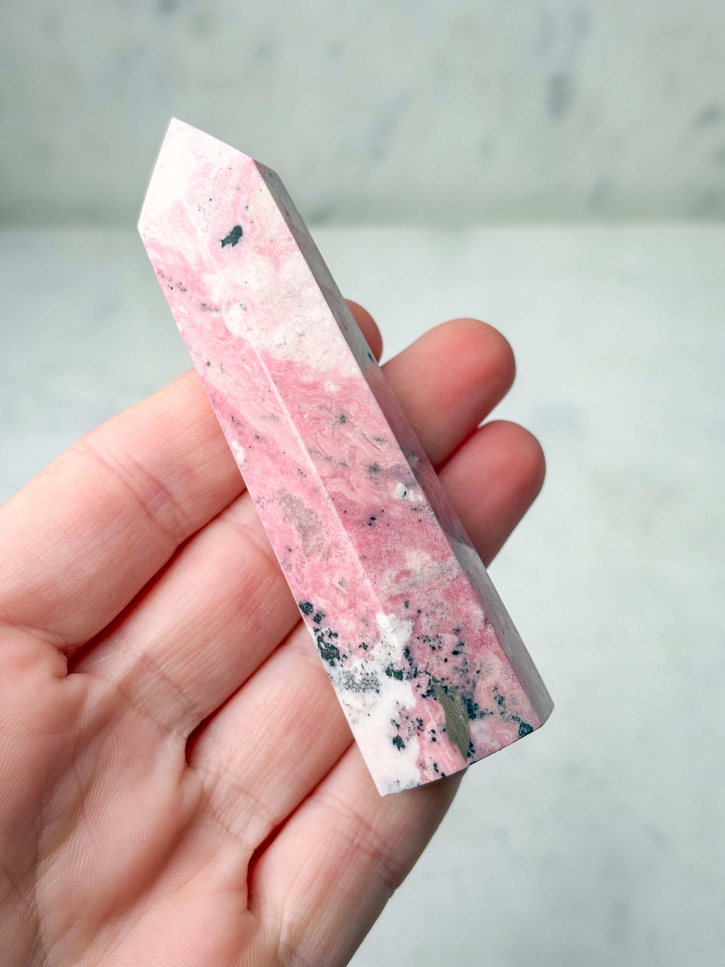 Rosa Rhodocrosit Tårn (Nr. 1)