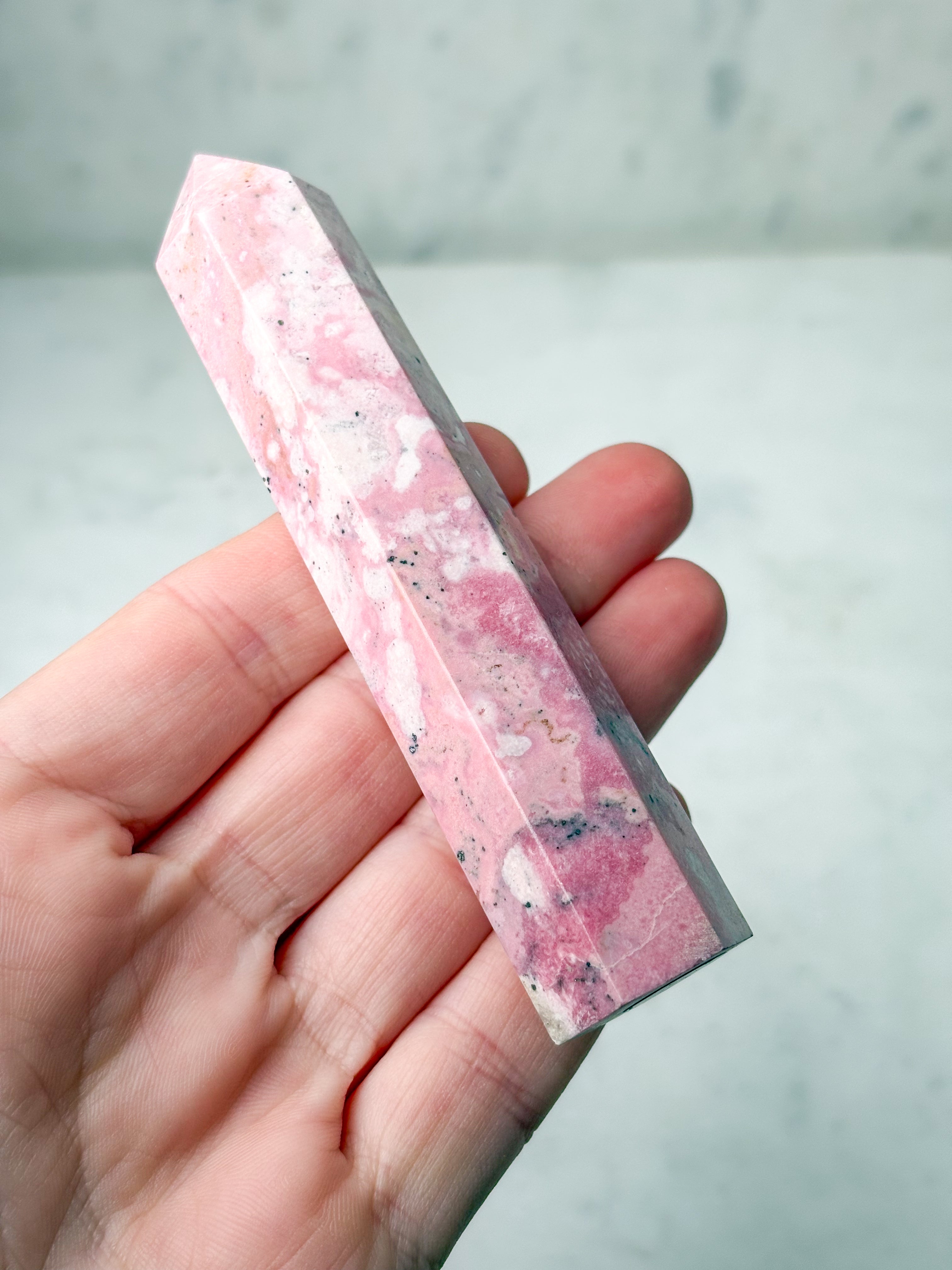 Rosa Rhodocrosit Tårn (Nr. 2)