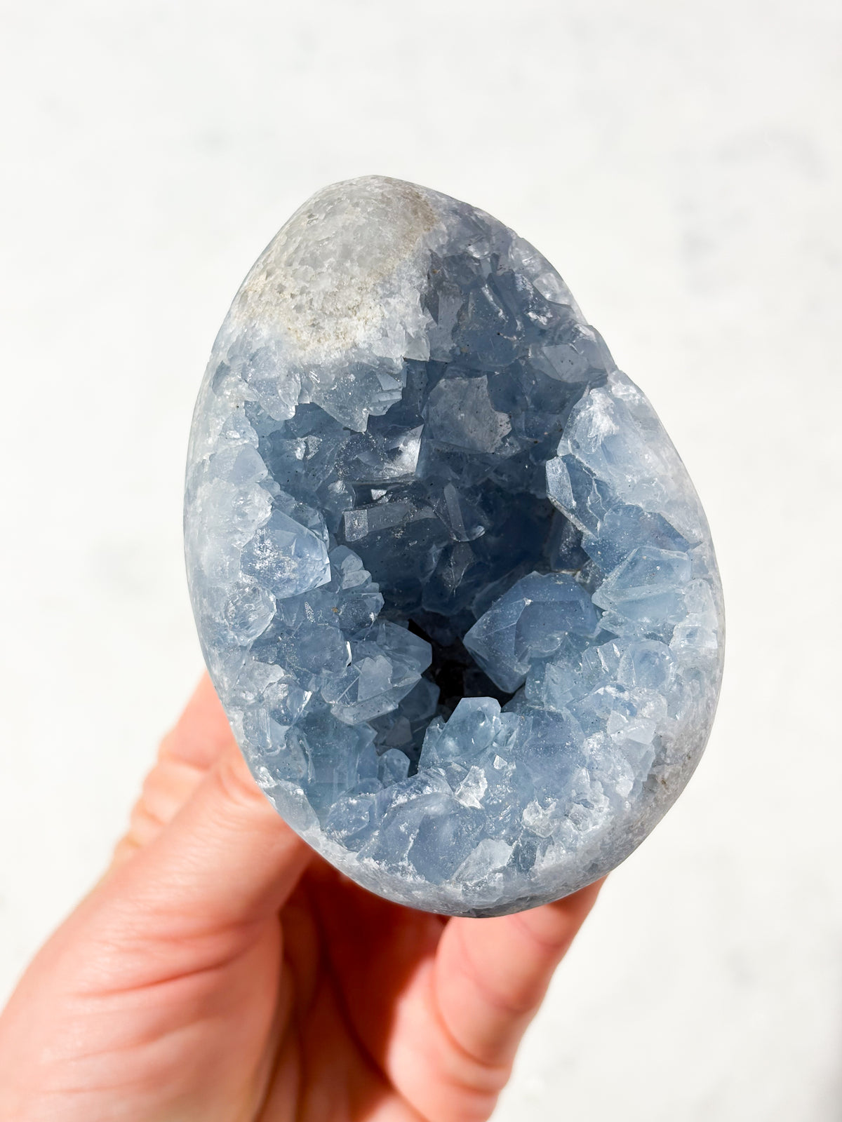 Celestit Geode Æg (Nr. 2)
