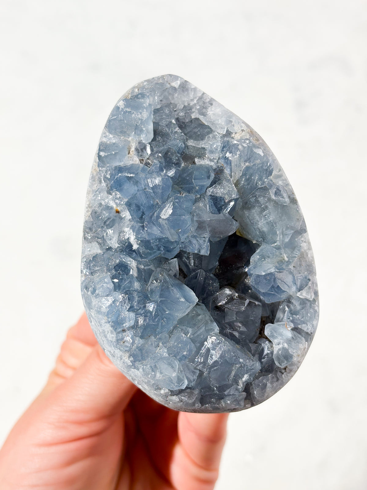 Celestit Geode Æg (Nr. 3)