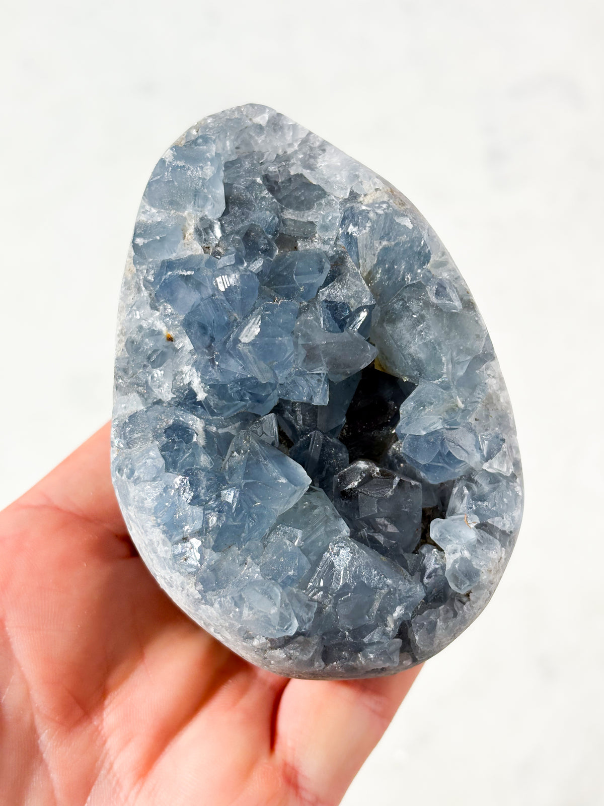 Celestit Geode Æg (Nr. 3)