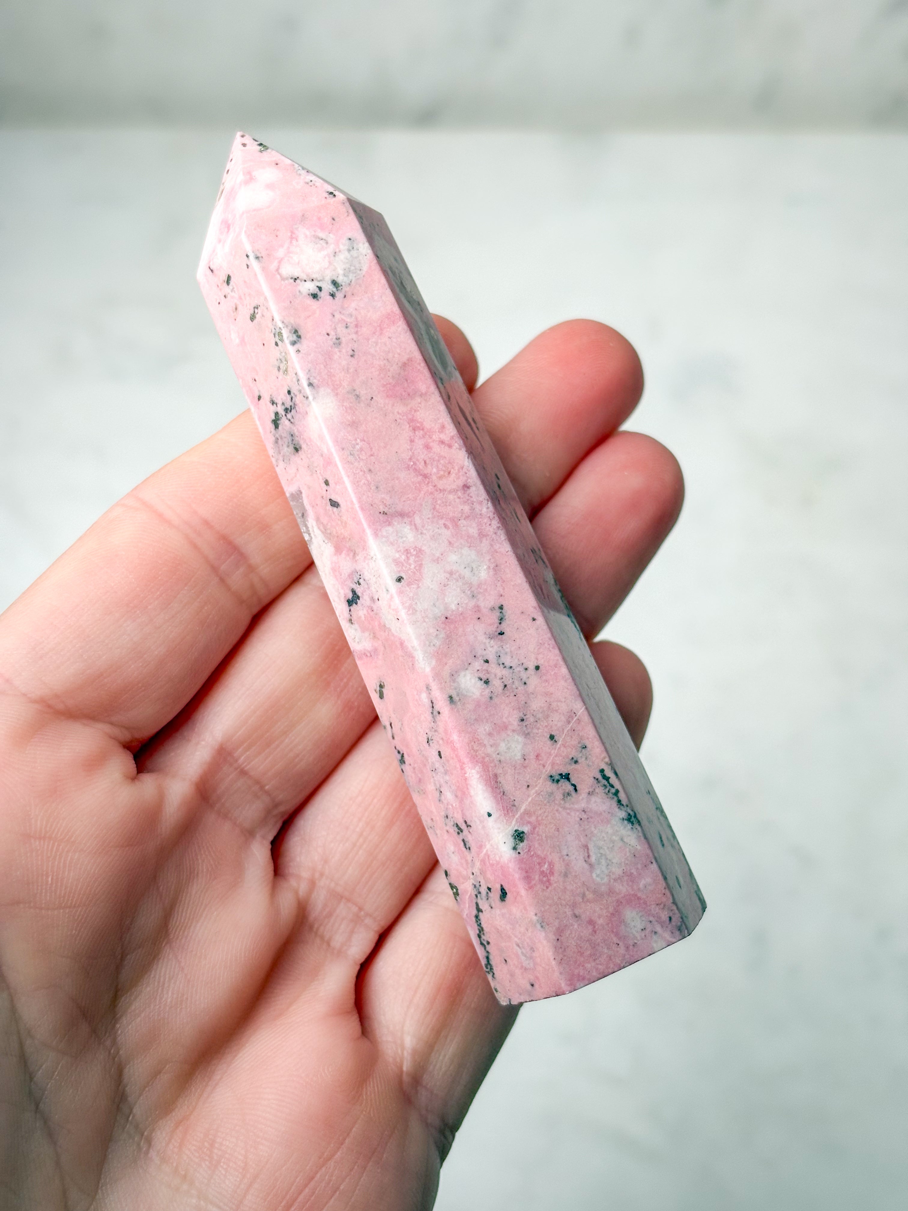 Rosa Rhodocrosit Tårn (Nr. 5)