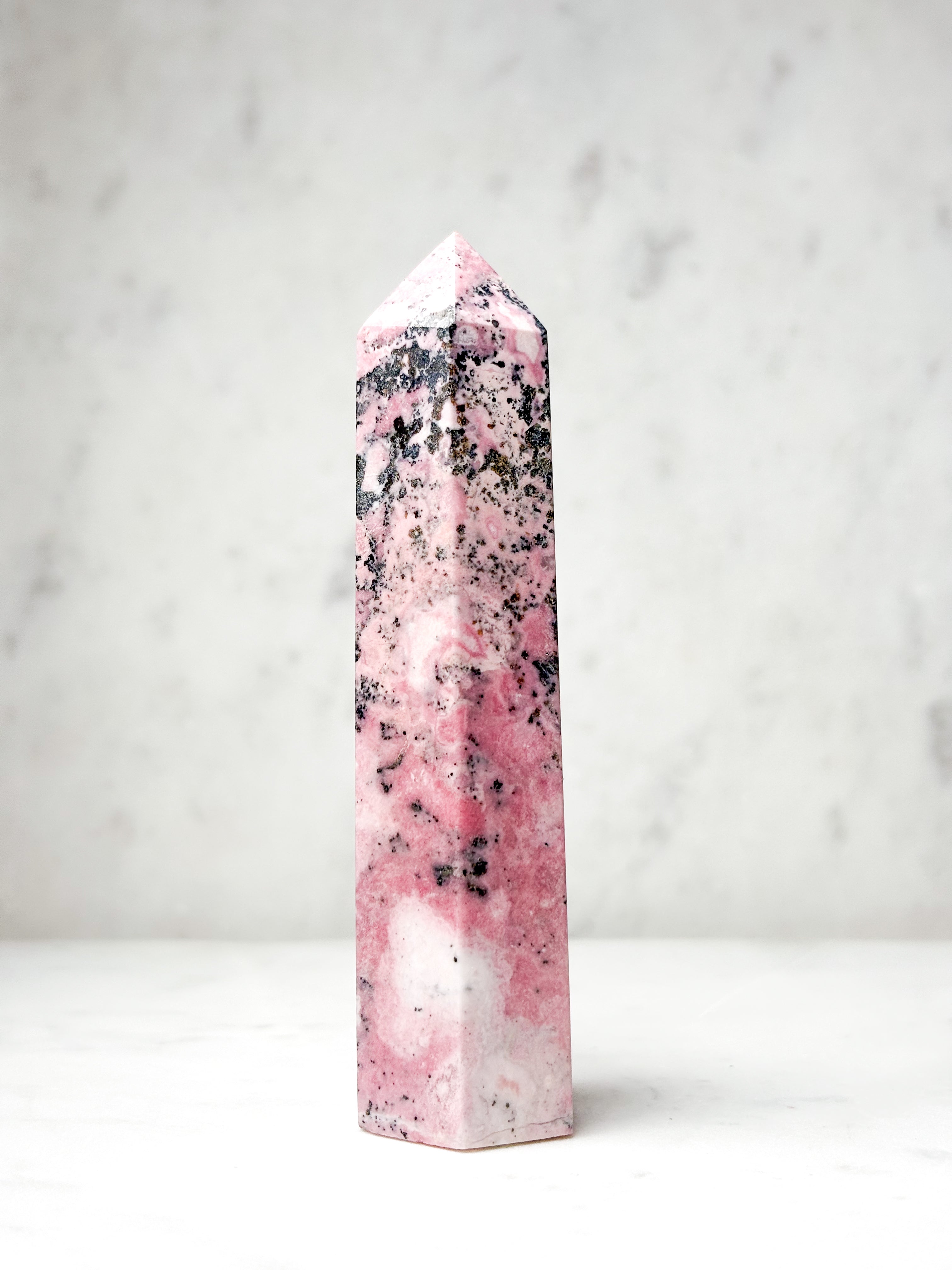 Rosa Rhodocrosit Tårn (Nr. 6)