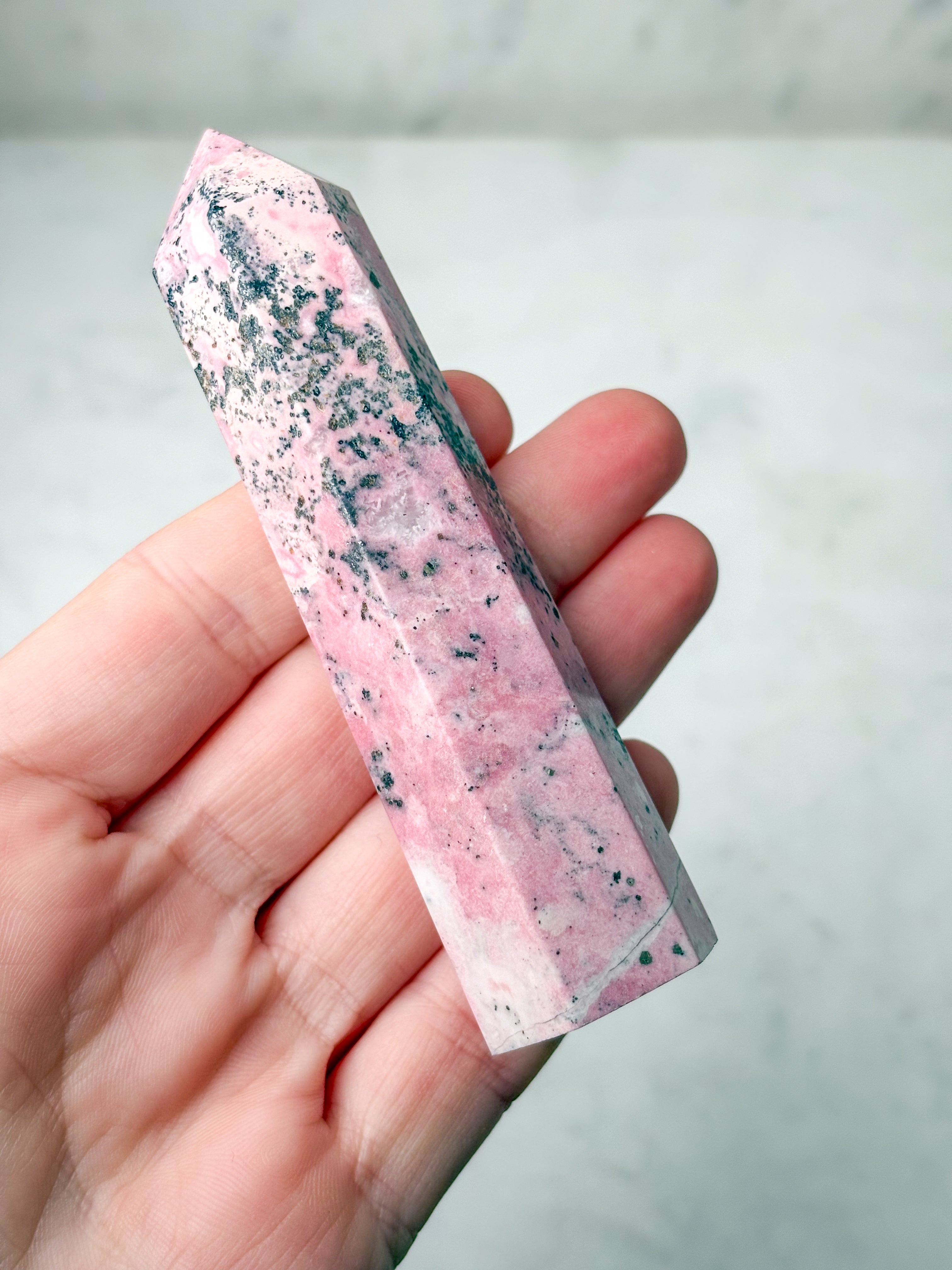 Rosa Rhodocrosit Tårn (Nr. 6)