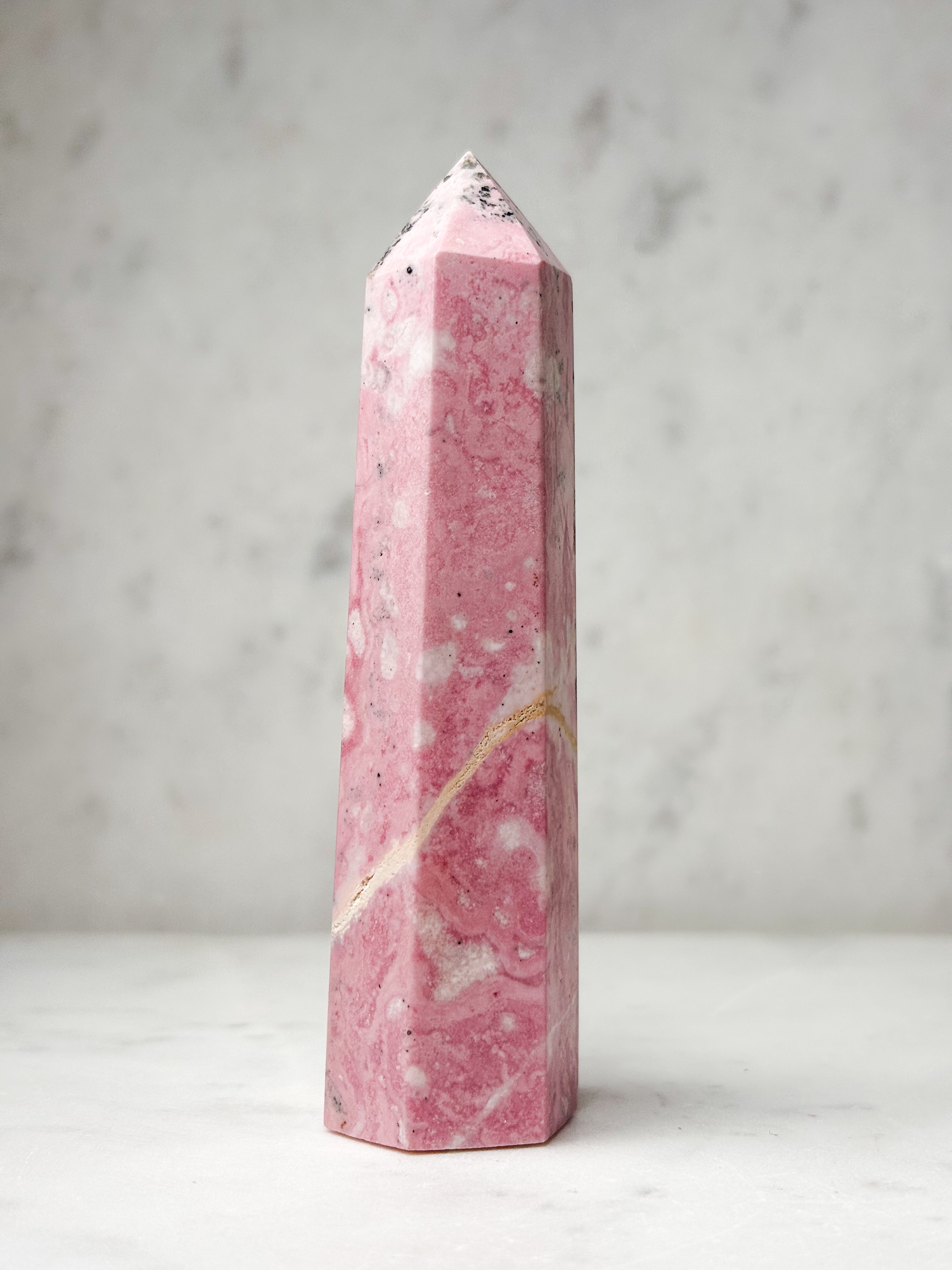 Rosa Rhodocrosit Tårn (Nr. 8)