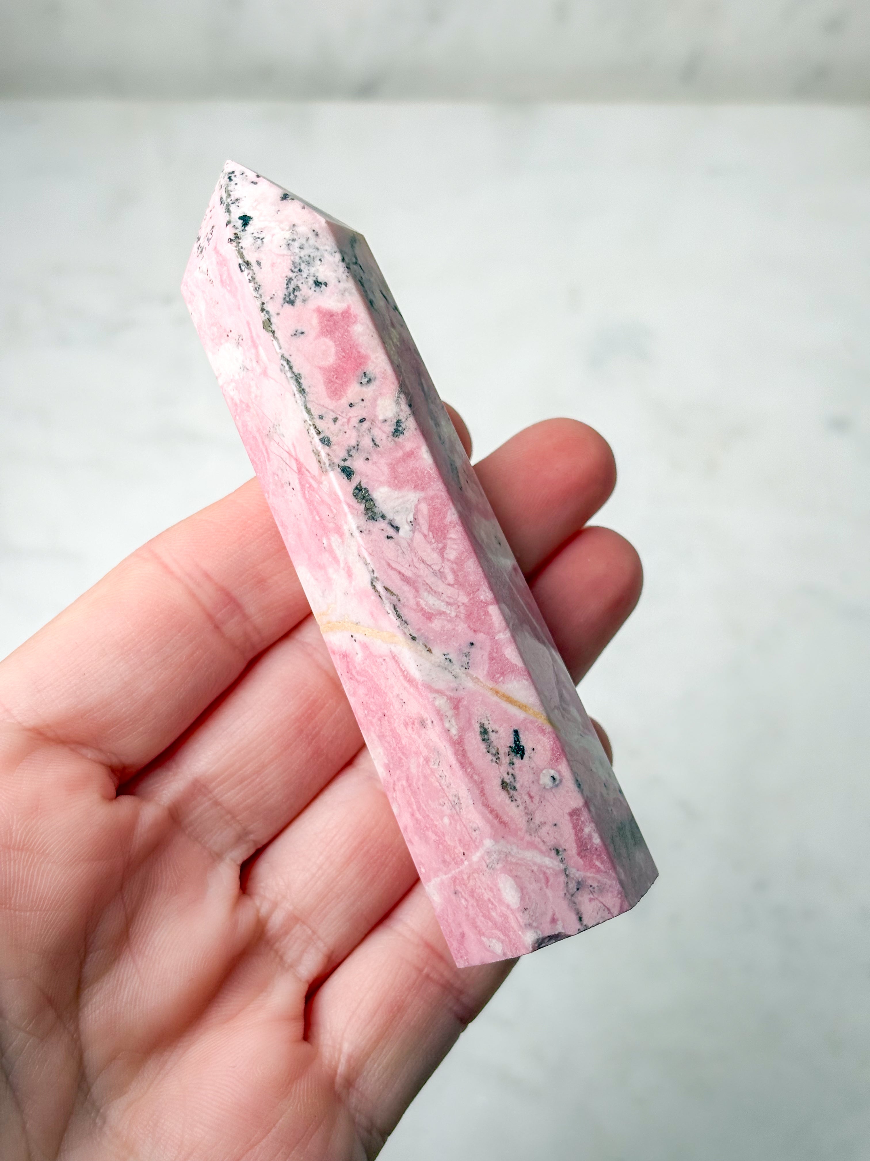 Rosa Rhodocrosit Tårn (Nr. 8)