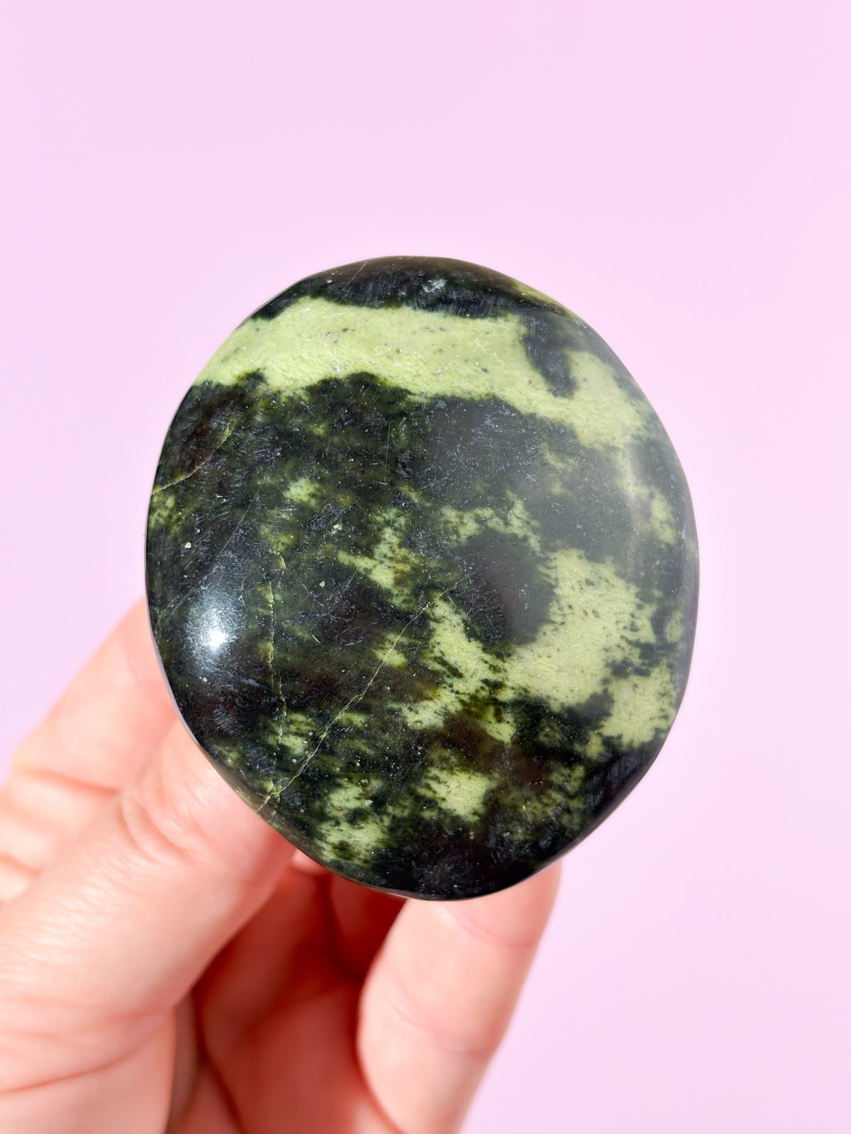 Leopard Serpentin Palmstone (Nr. 18)