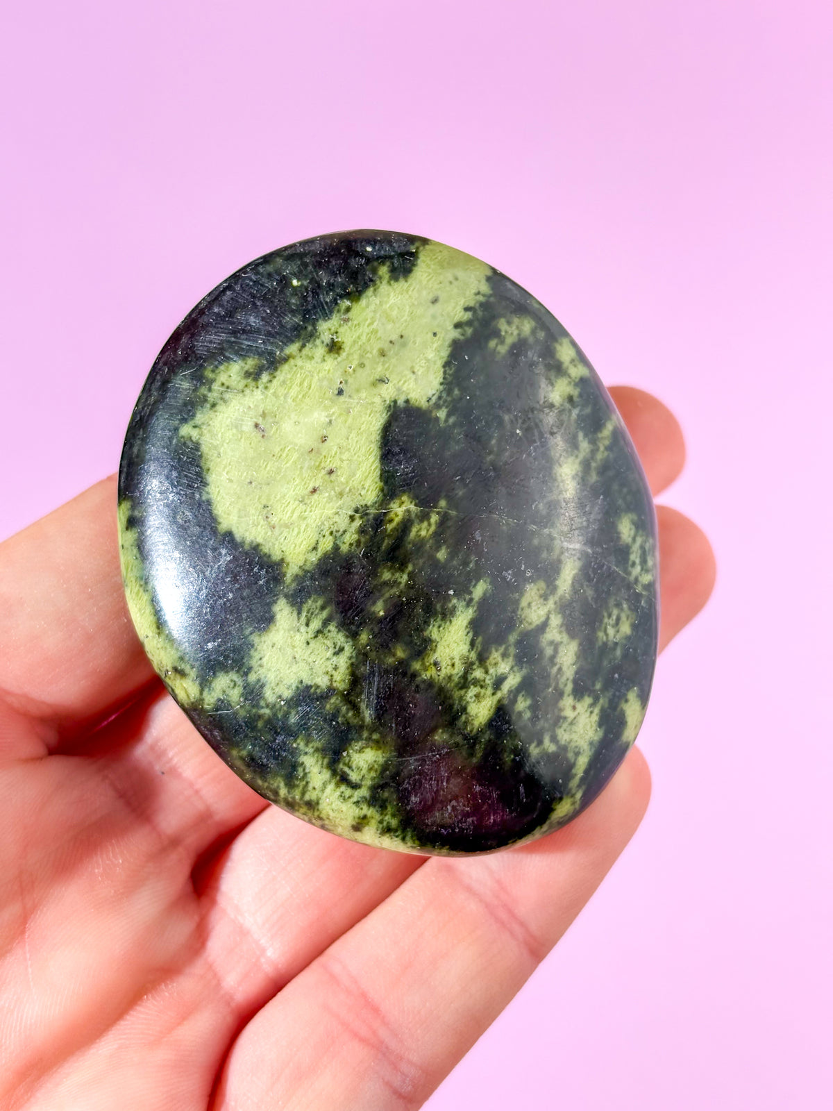 Leopard Serpentin Palmstone (Nr. 18)
