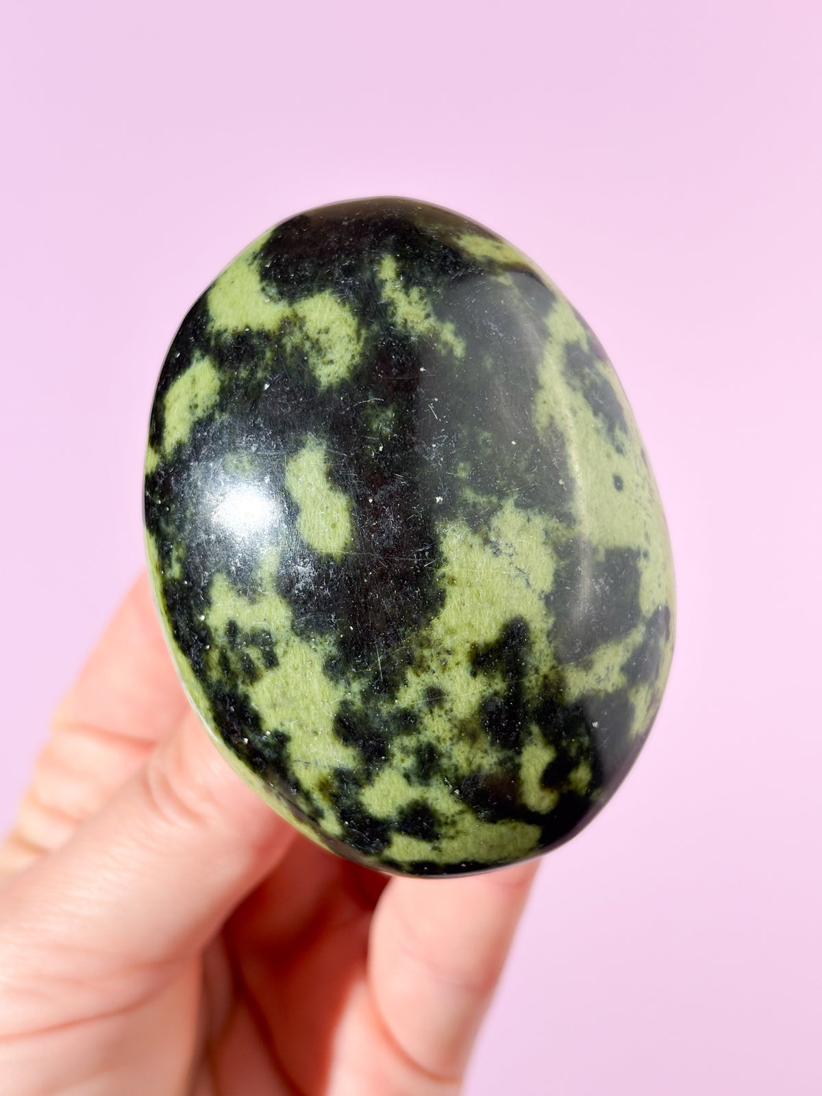 Leopard Serpentin Palmstone (Nr. 19)