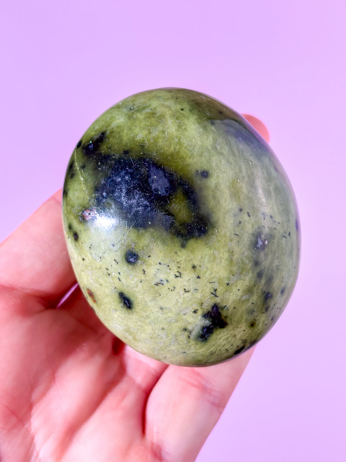 Leopard Serpentin Palmstone (Nr. 20)