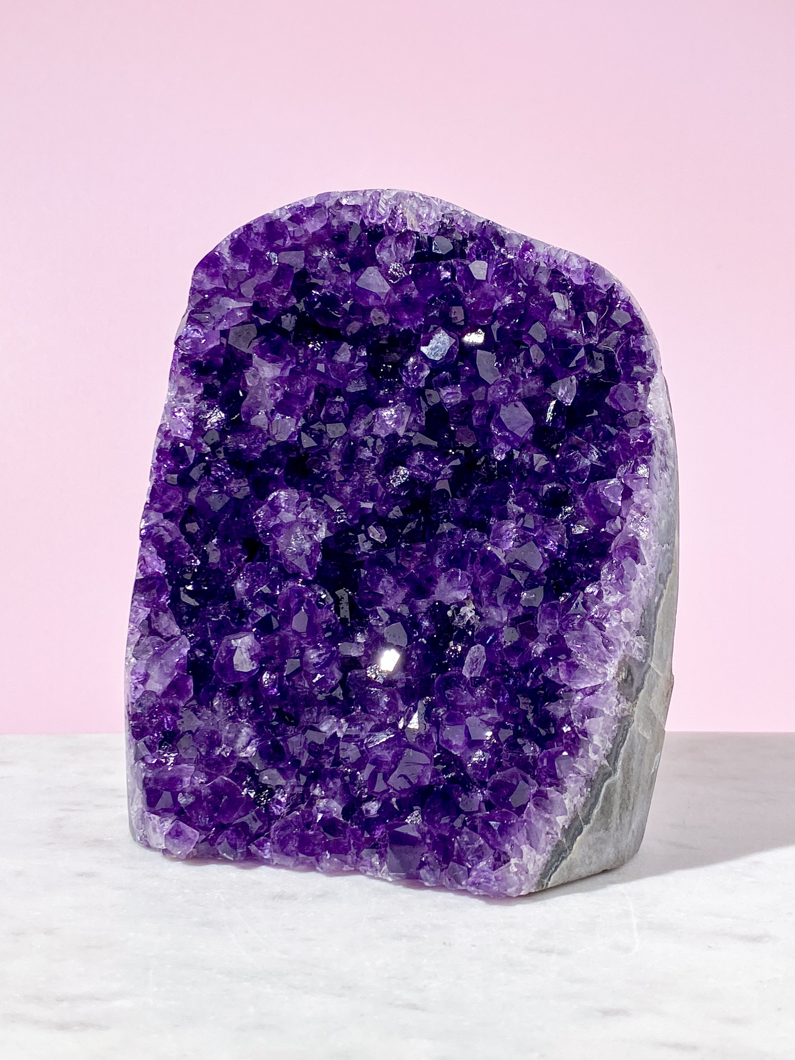 Stående Ametyst Klynge (Nr. 2) Eksklusiv Kvalitet