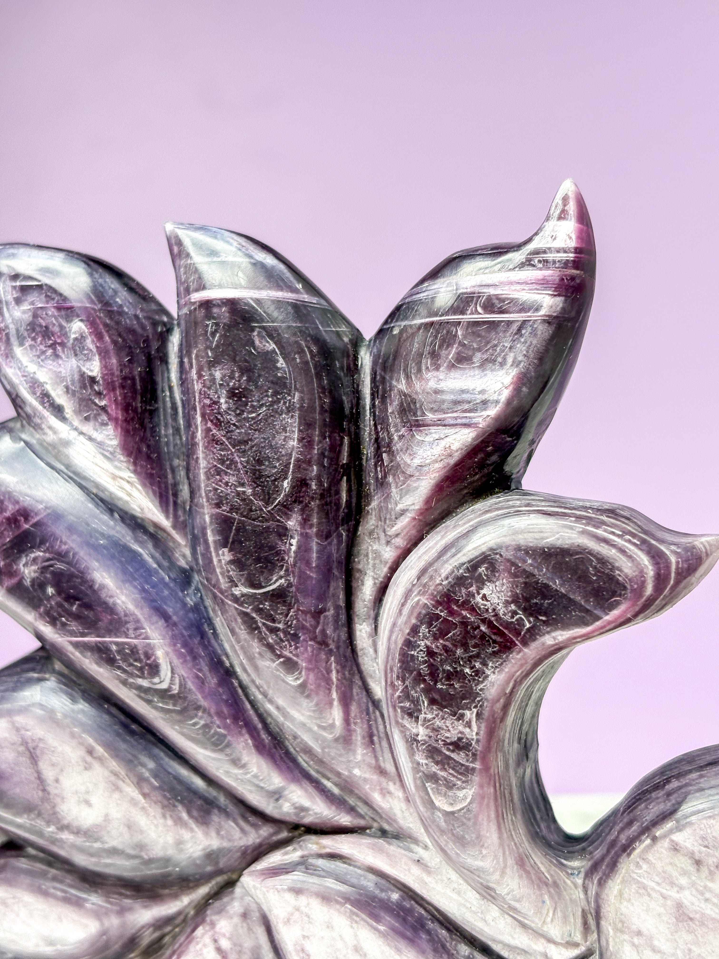 Gemmy Lepidolit Ræv (Nr. 1)