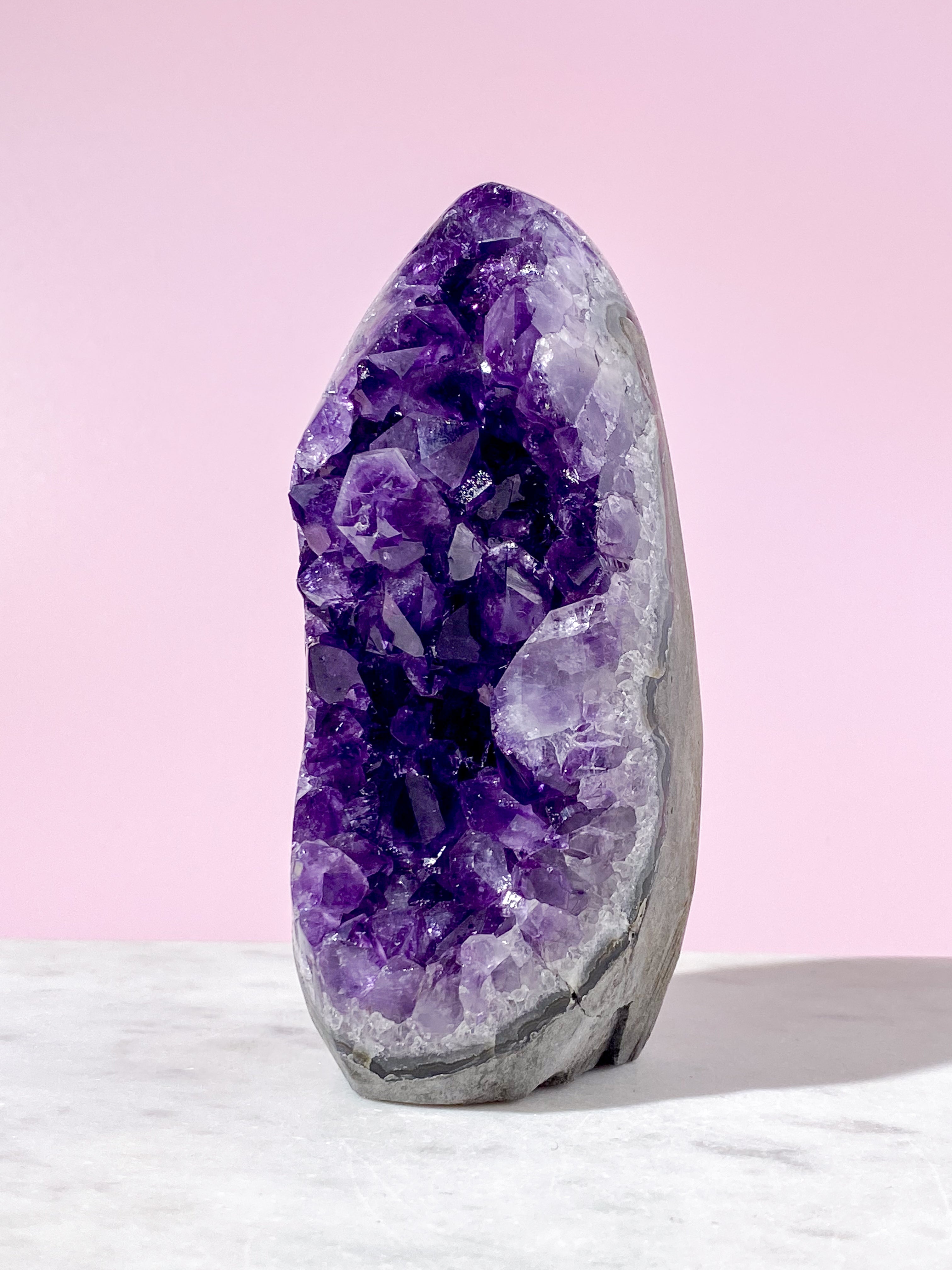 Stående Ametyst Klynge (Nr. 3) Eksklusiv Kvalitet