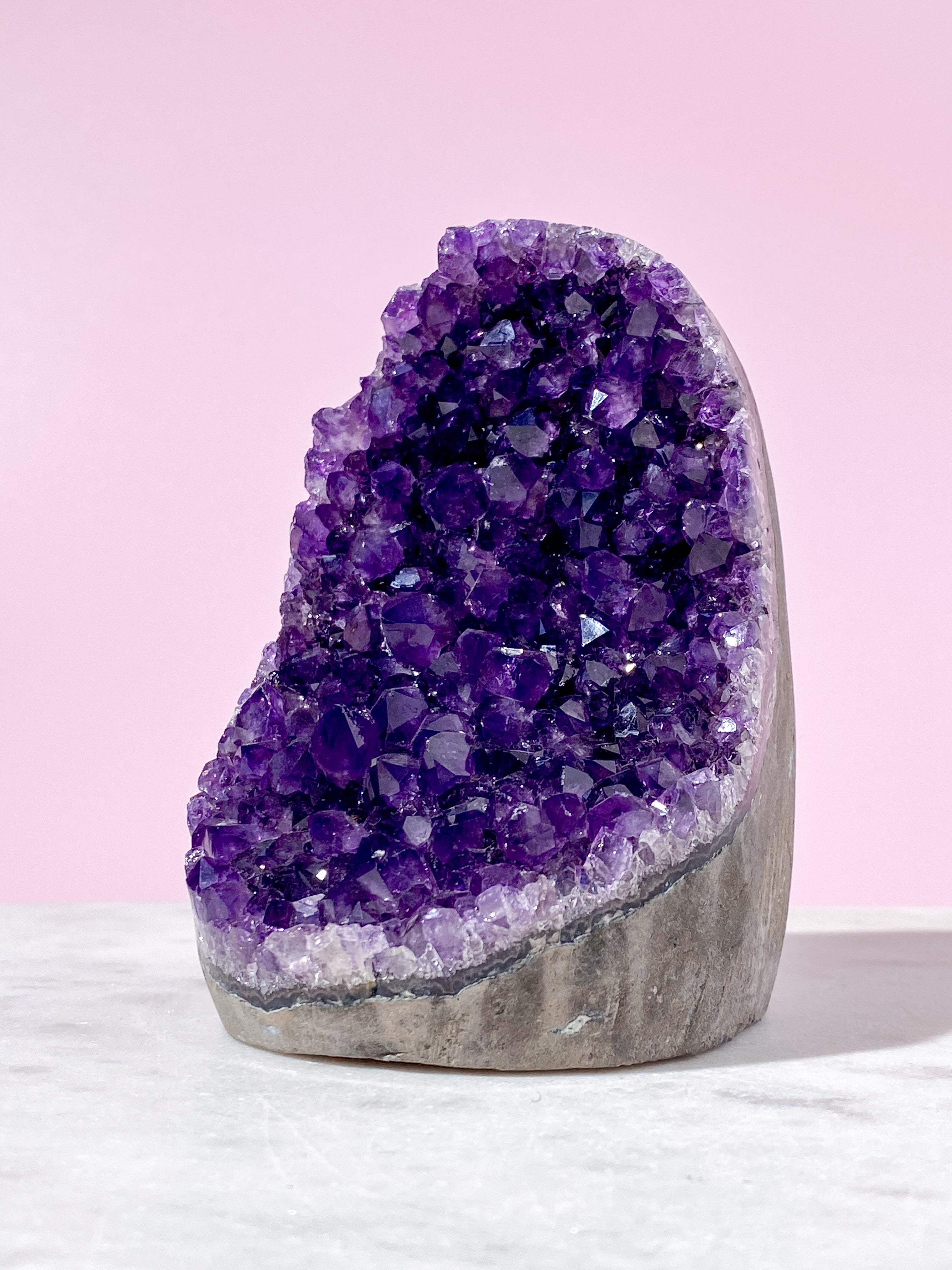 Stående Ametyst Klynge (Nr. 4) Eksklusiv Kvalitet