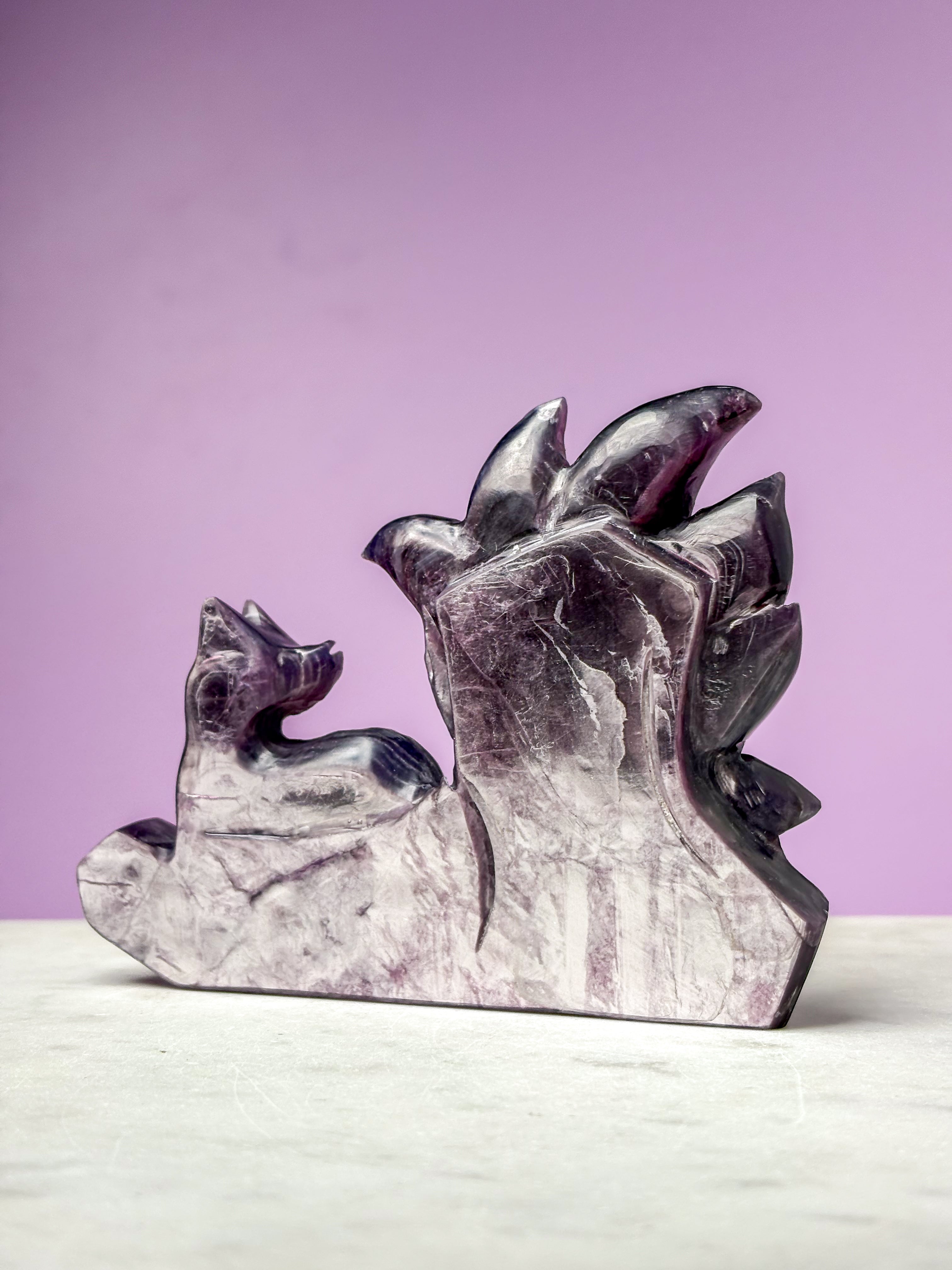 Gemmy Lepidolit Ræv (Nr. 2)