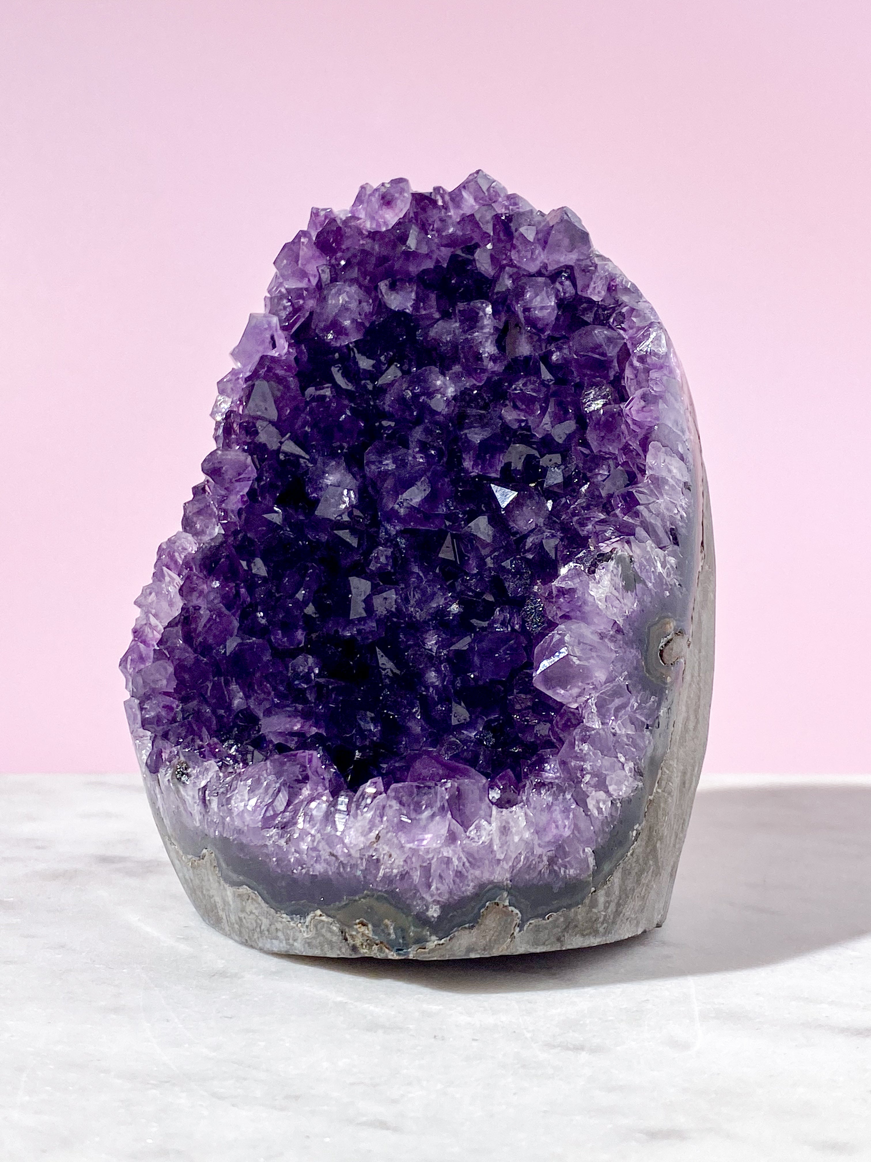 Stående Ametyst Klynge (Nr. 7) Eksklusiv Kvalitet