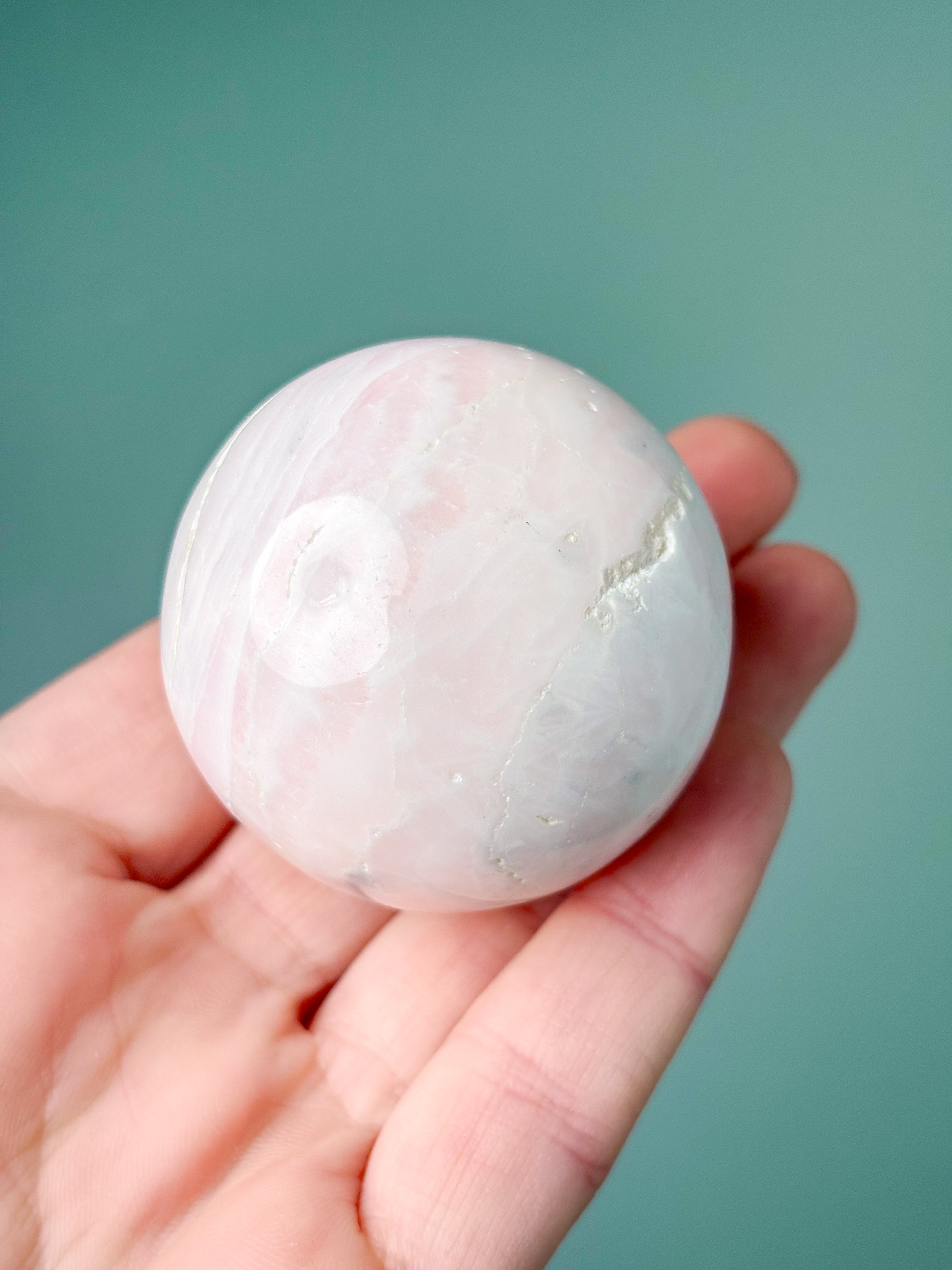 Mangano Calcit Kugle (Nr. 1)