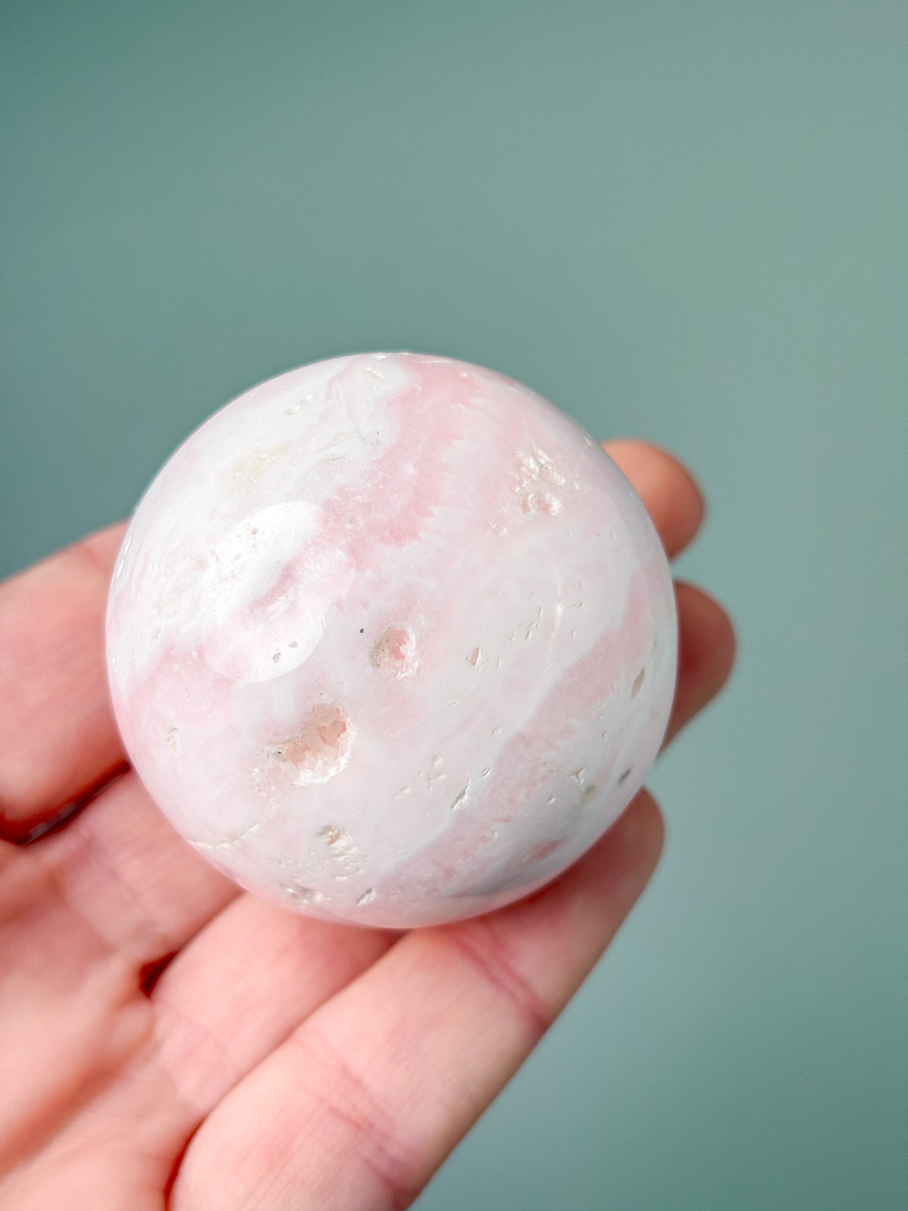 Mangano Calcit Kugle (Nr. 7)