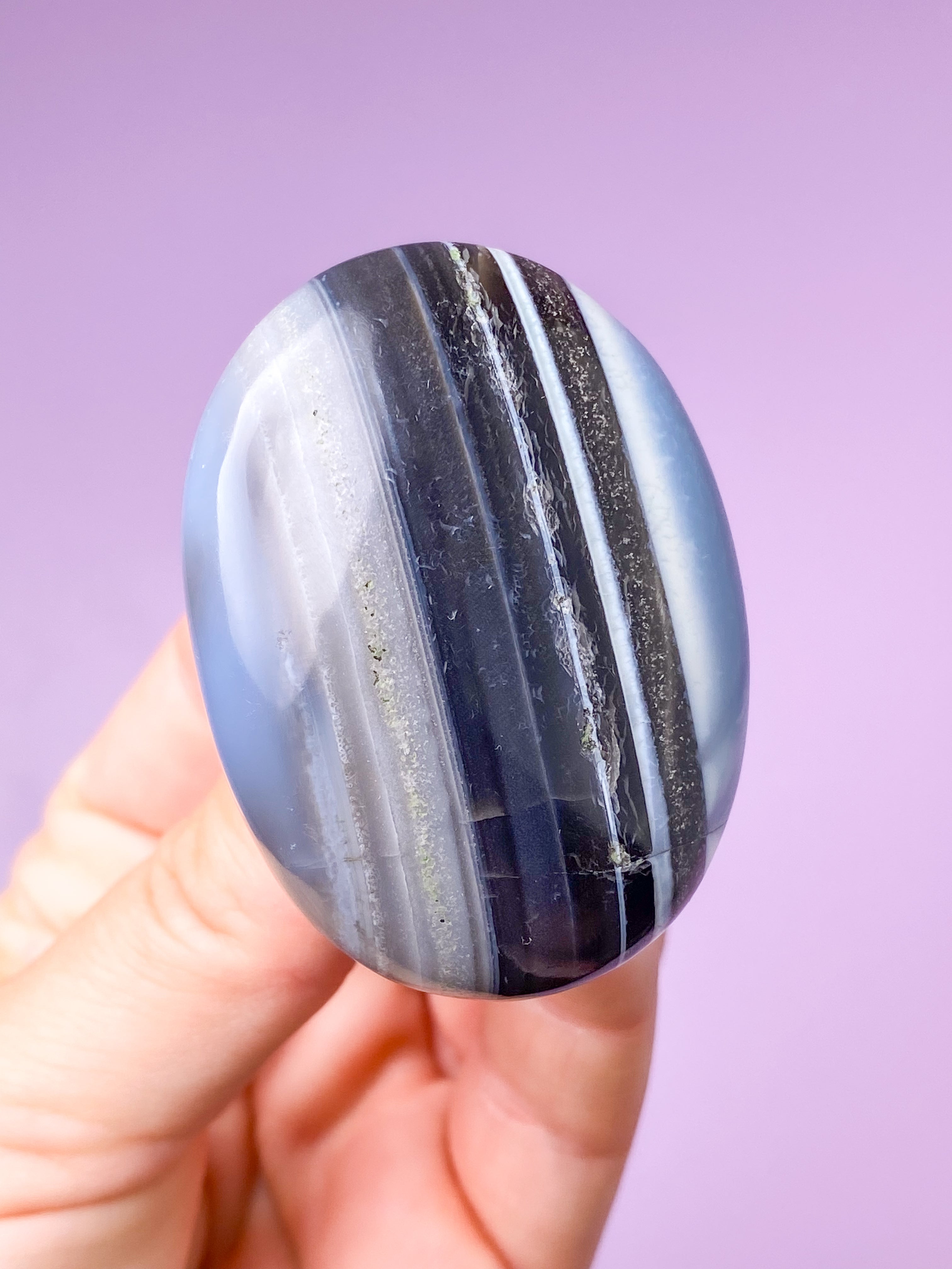 Blå Opal Palmstone (Nr. 17)