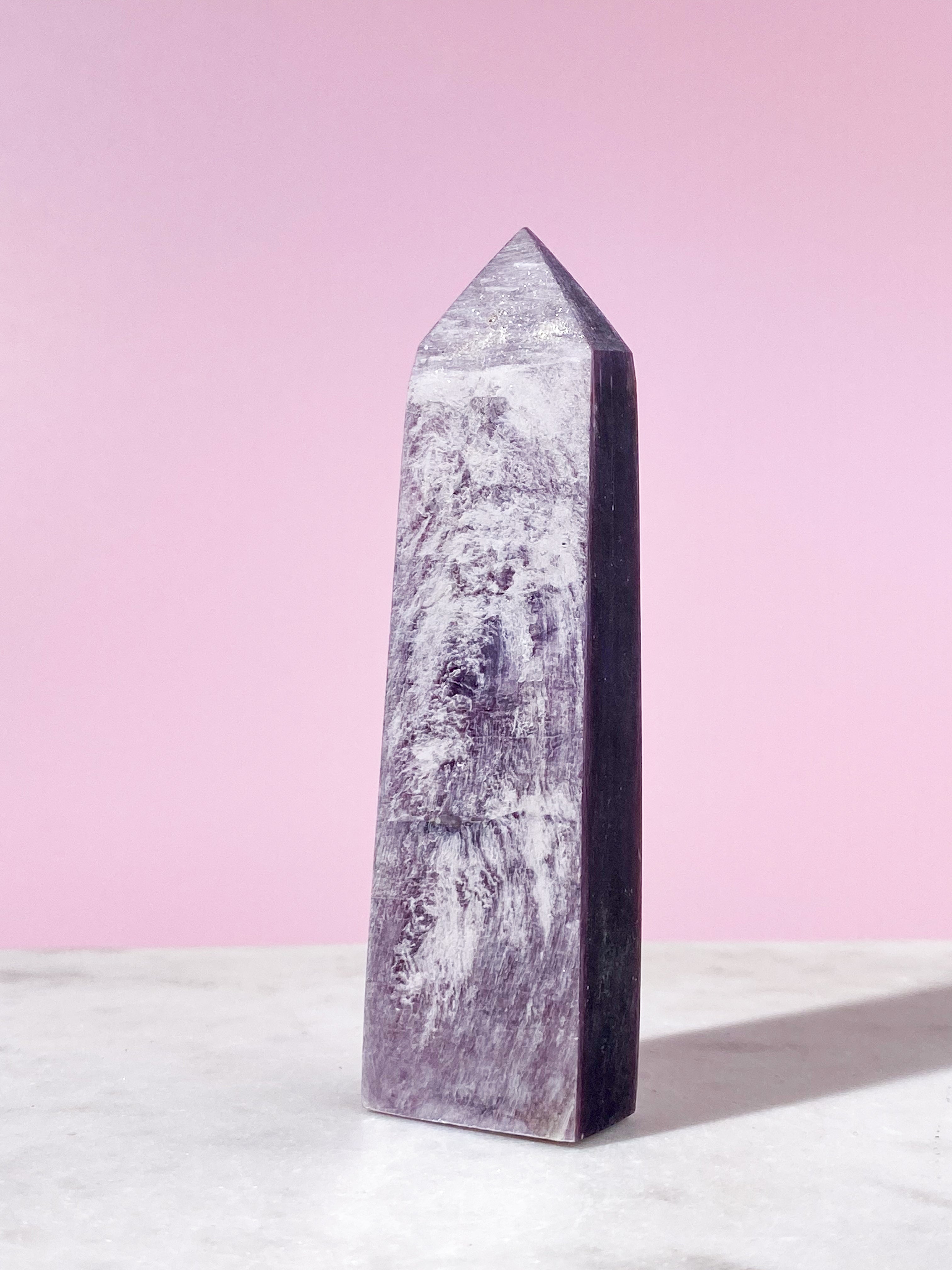 Gemmy Lepidolit Tårn (Nr. 3)