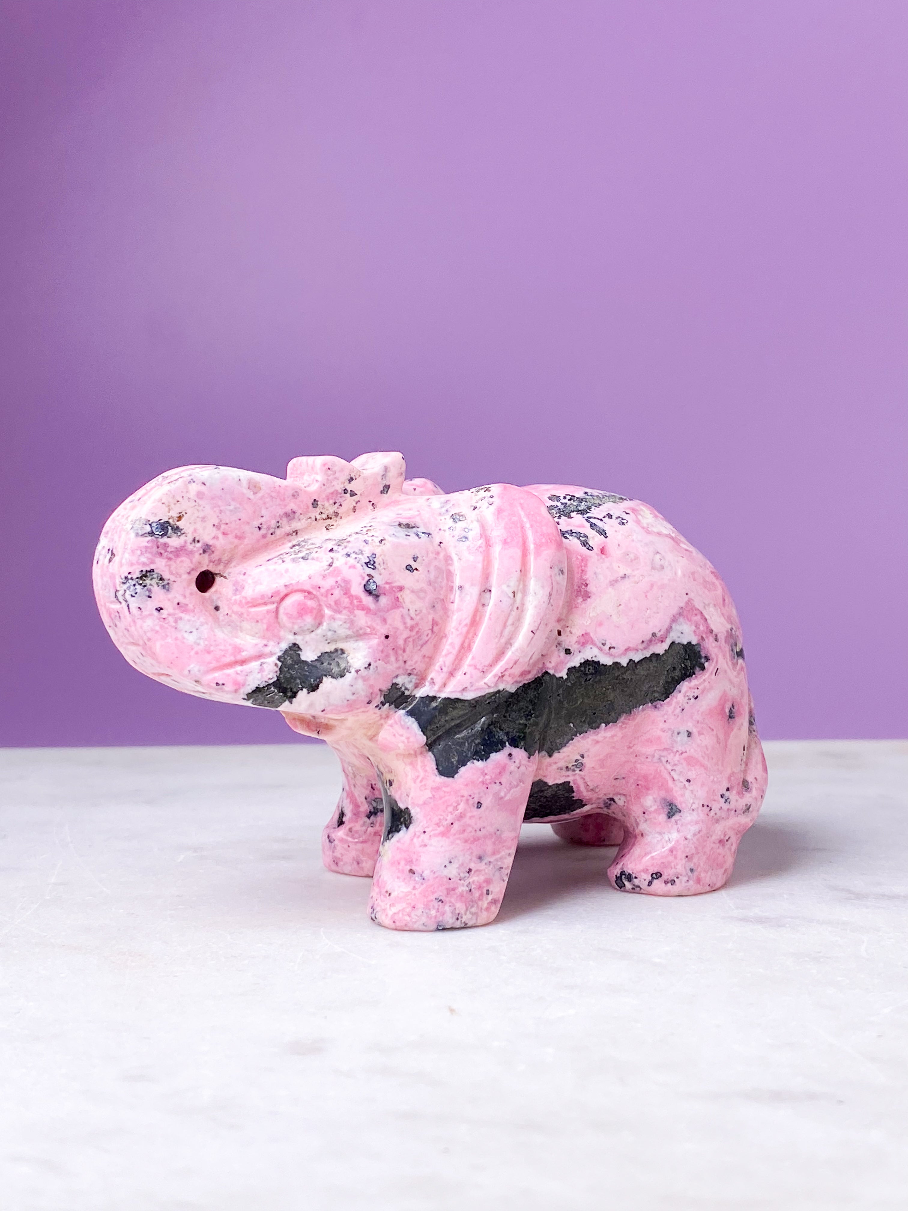 Rhodochrosit Elefant (Nr. 1)