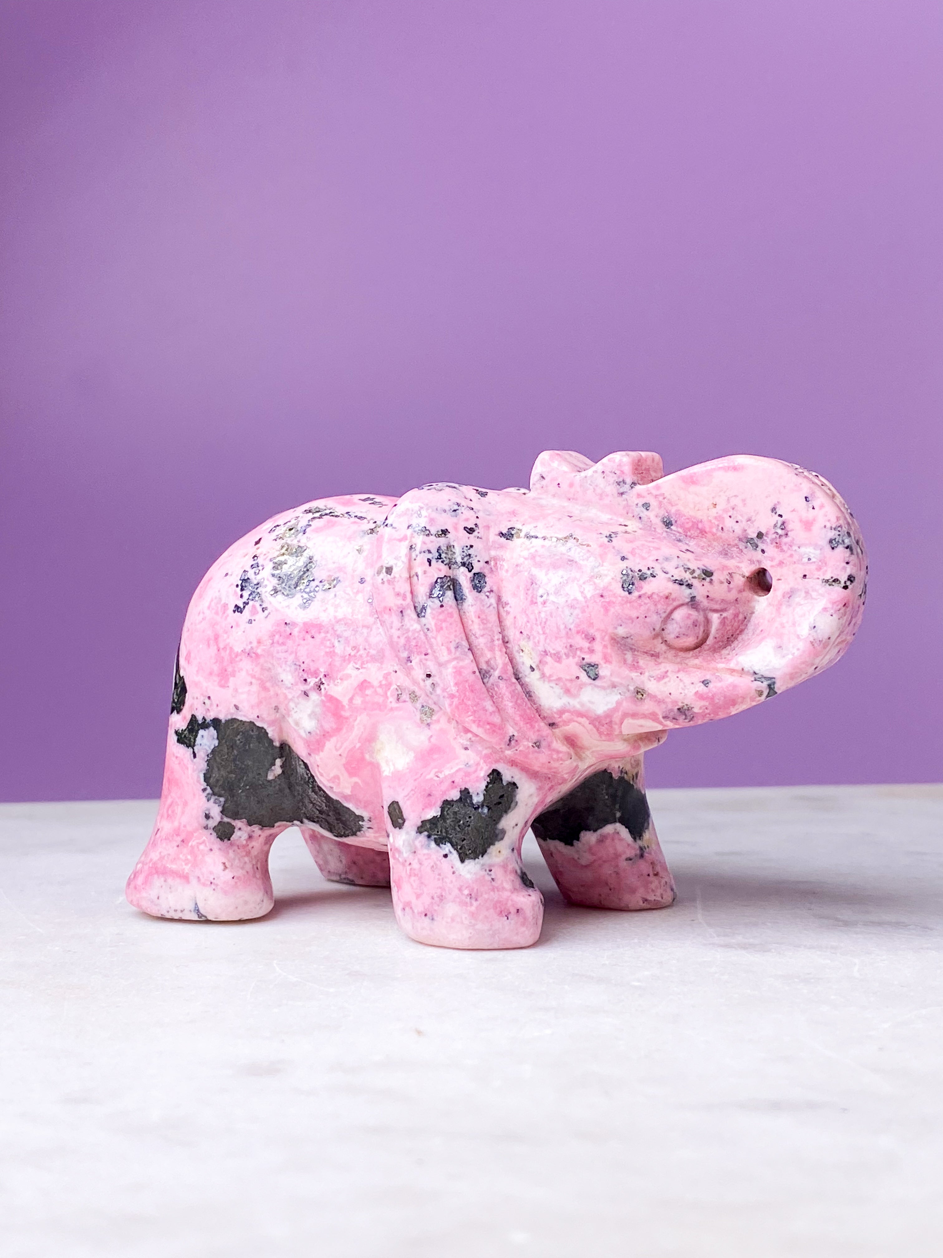 Rhodochrosit Elefant (Nr. 1)