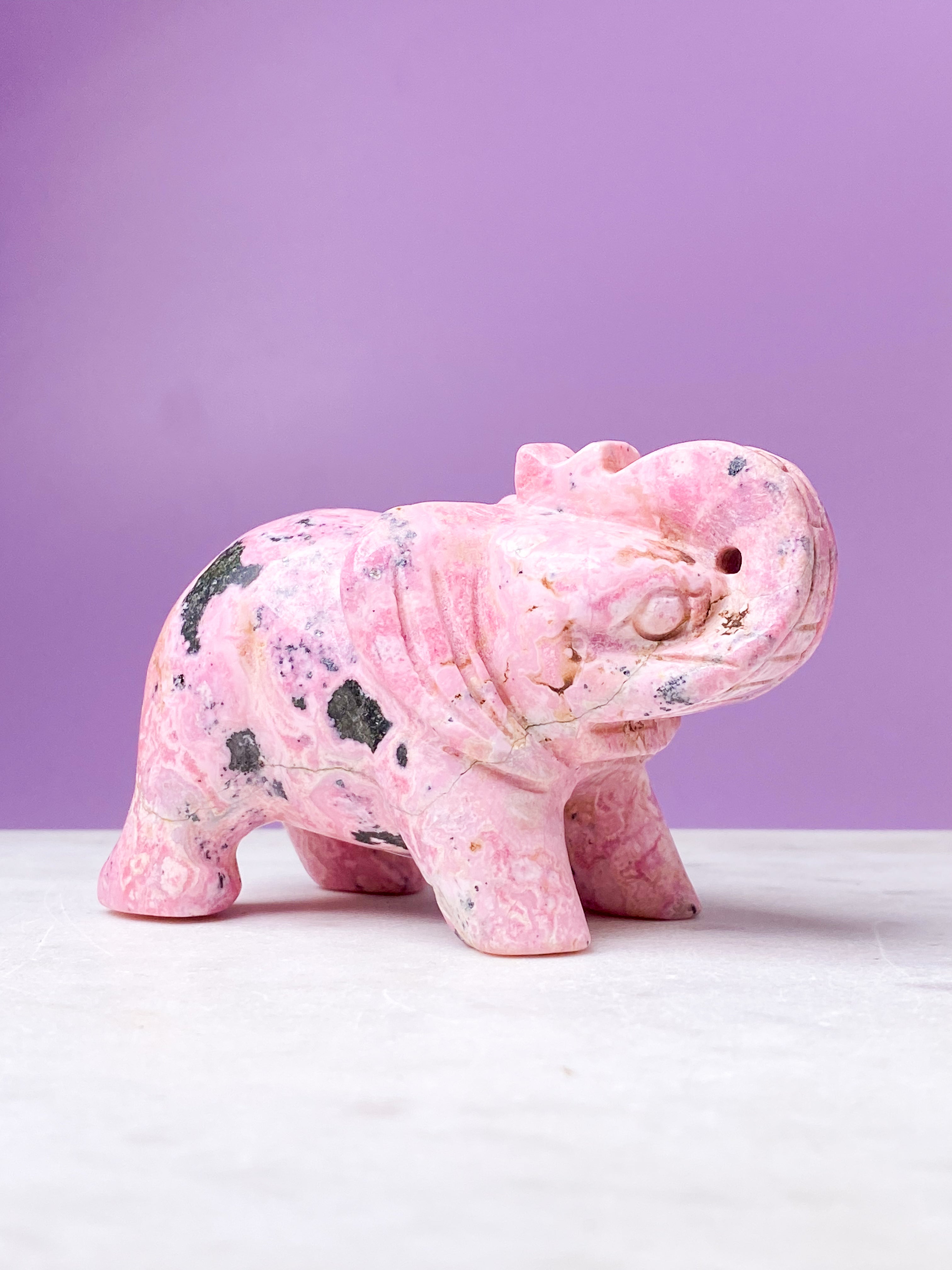 Rhodochrosit Elefant (Nr. 3)