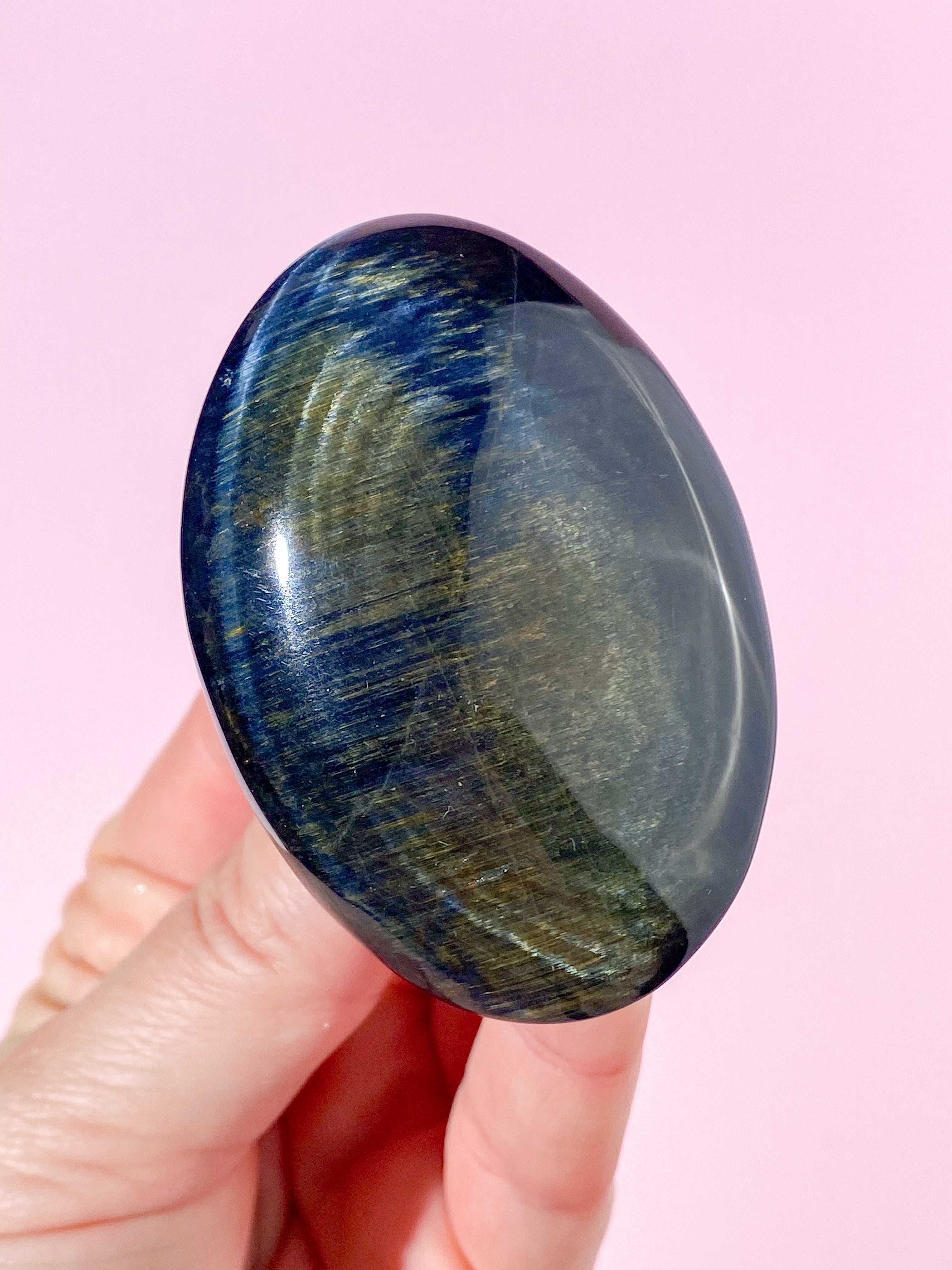 Blå Tigerøje Palmstone (Nr. 3)