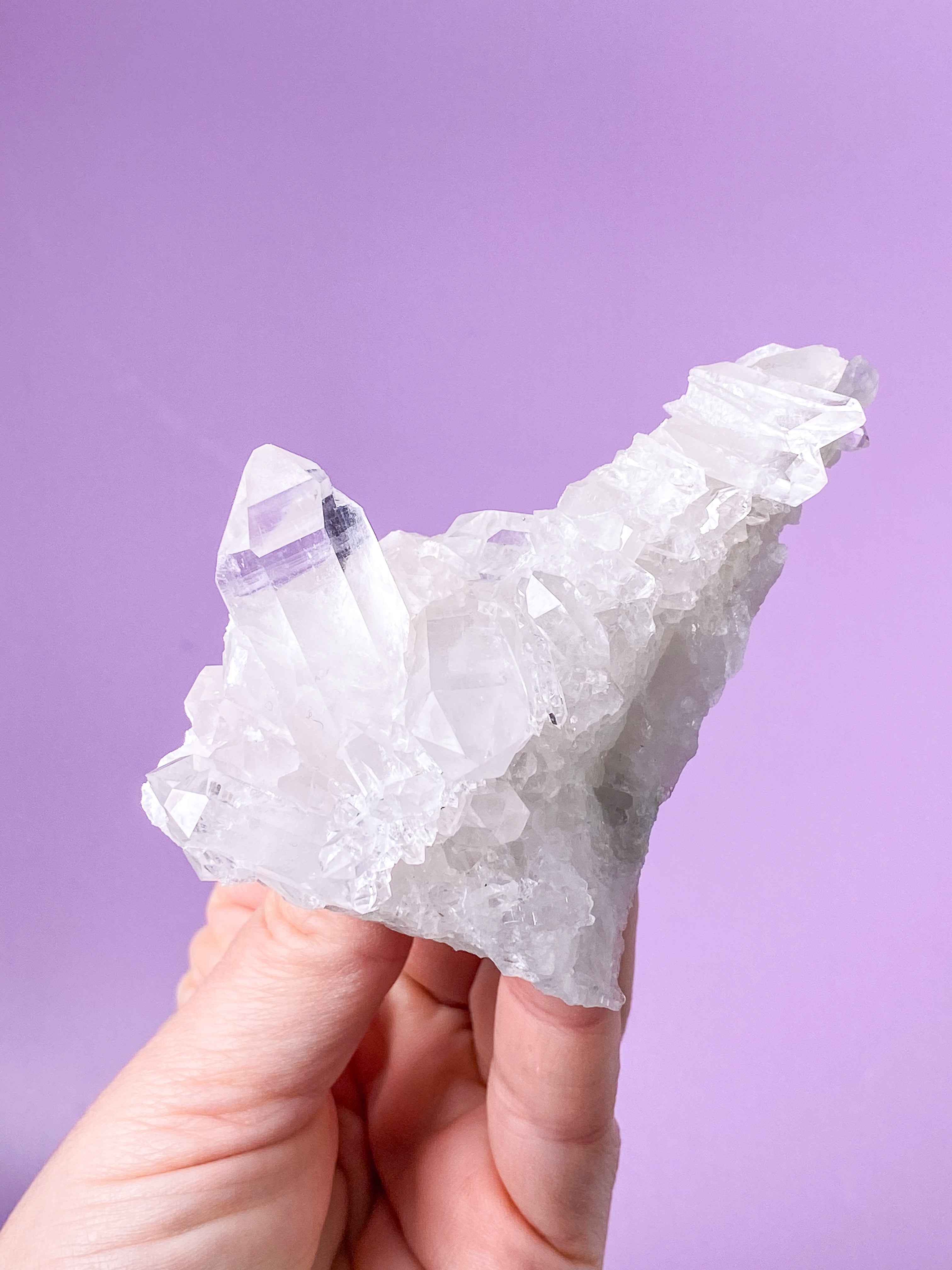 Arkansas Bjergkrystal Klynge (Nr. 8) Eksklusiv Kvalitet