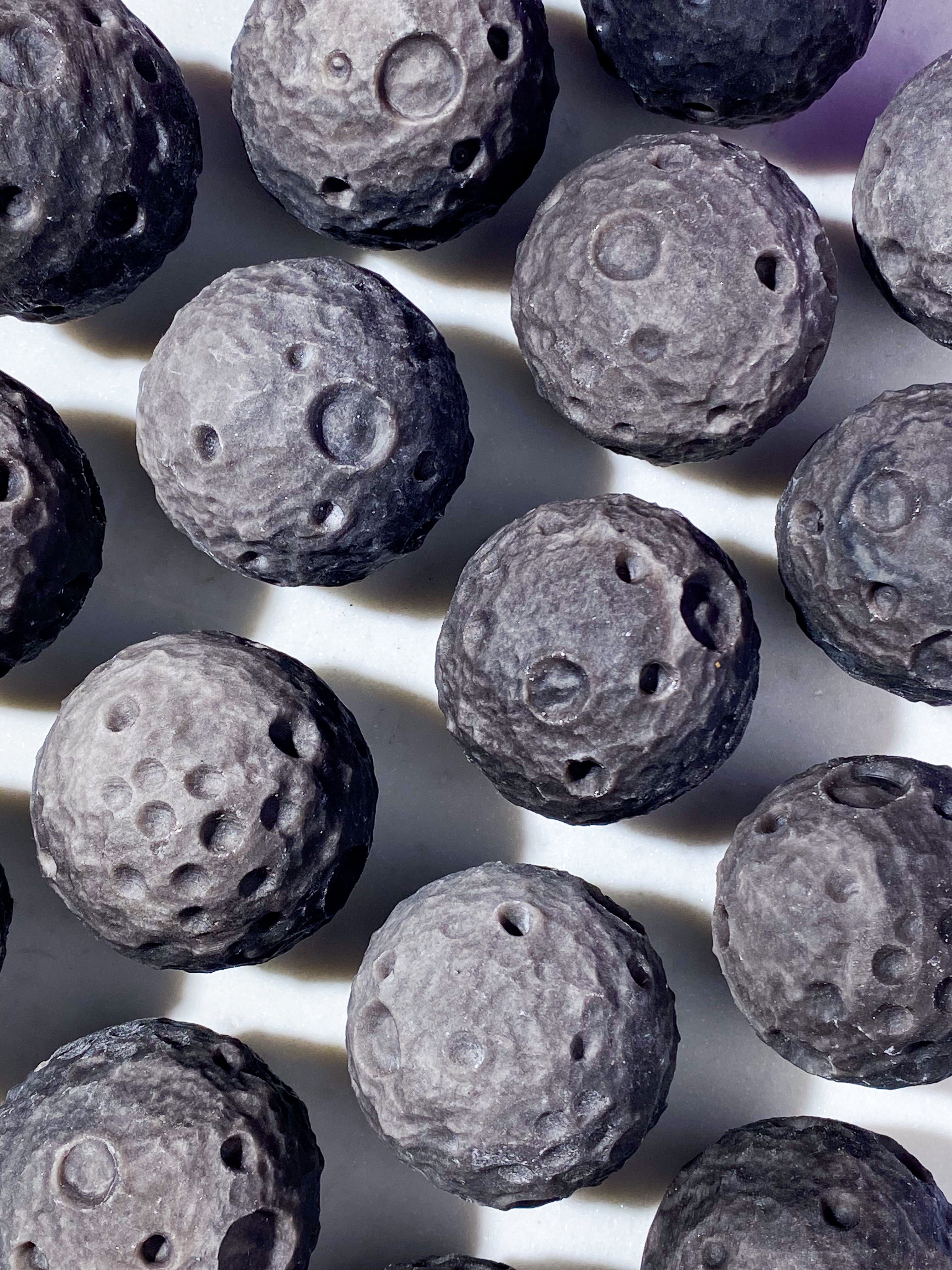 Sølv Obsidian Måne