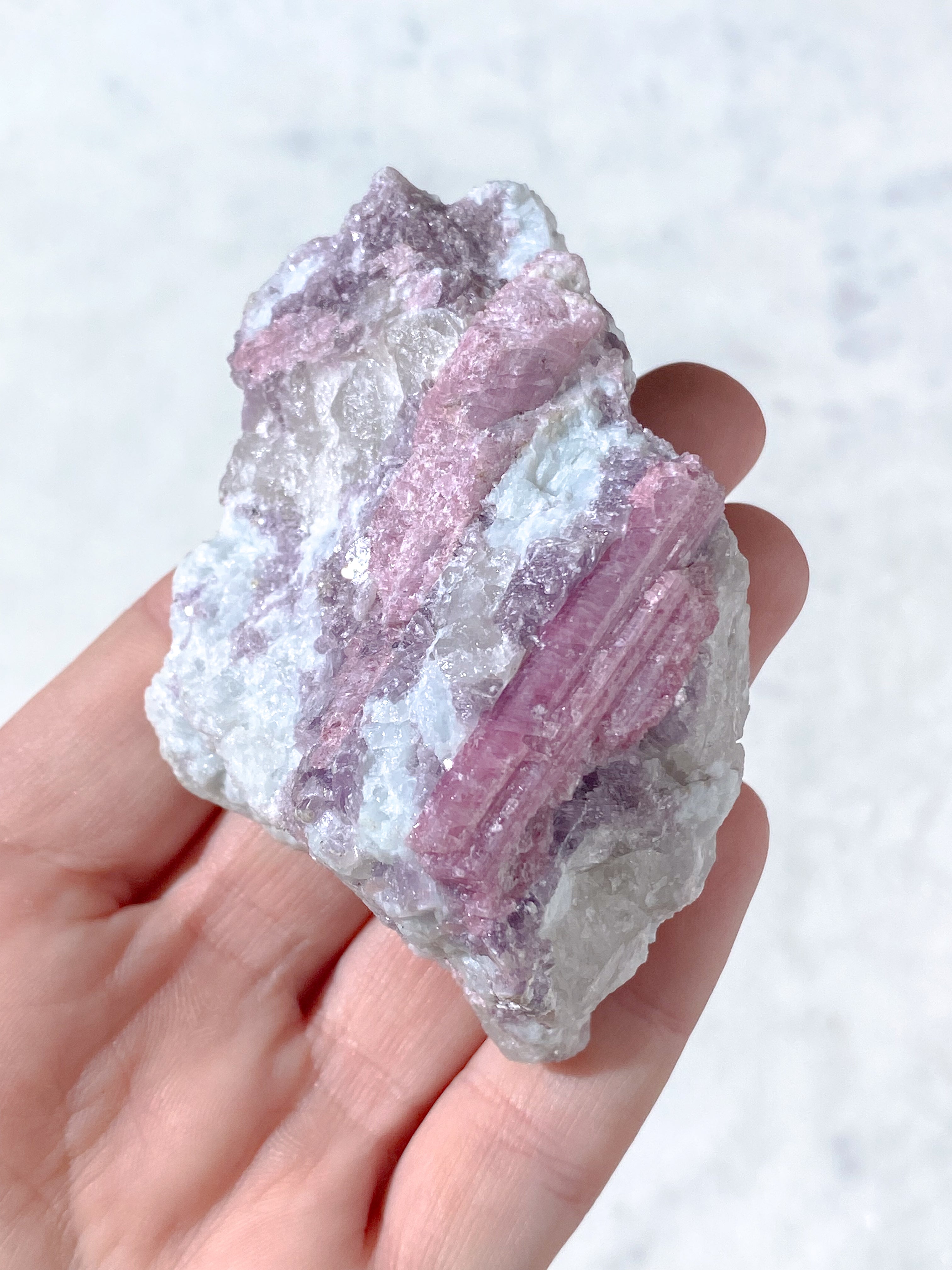 Pink Turmalin Rå (Nr. 11)