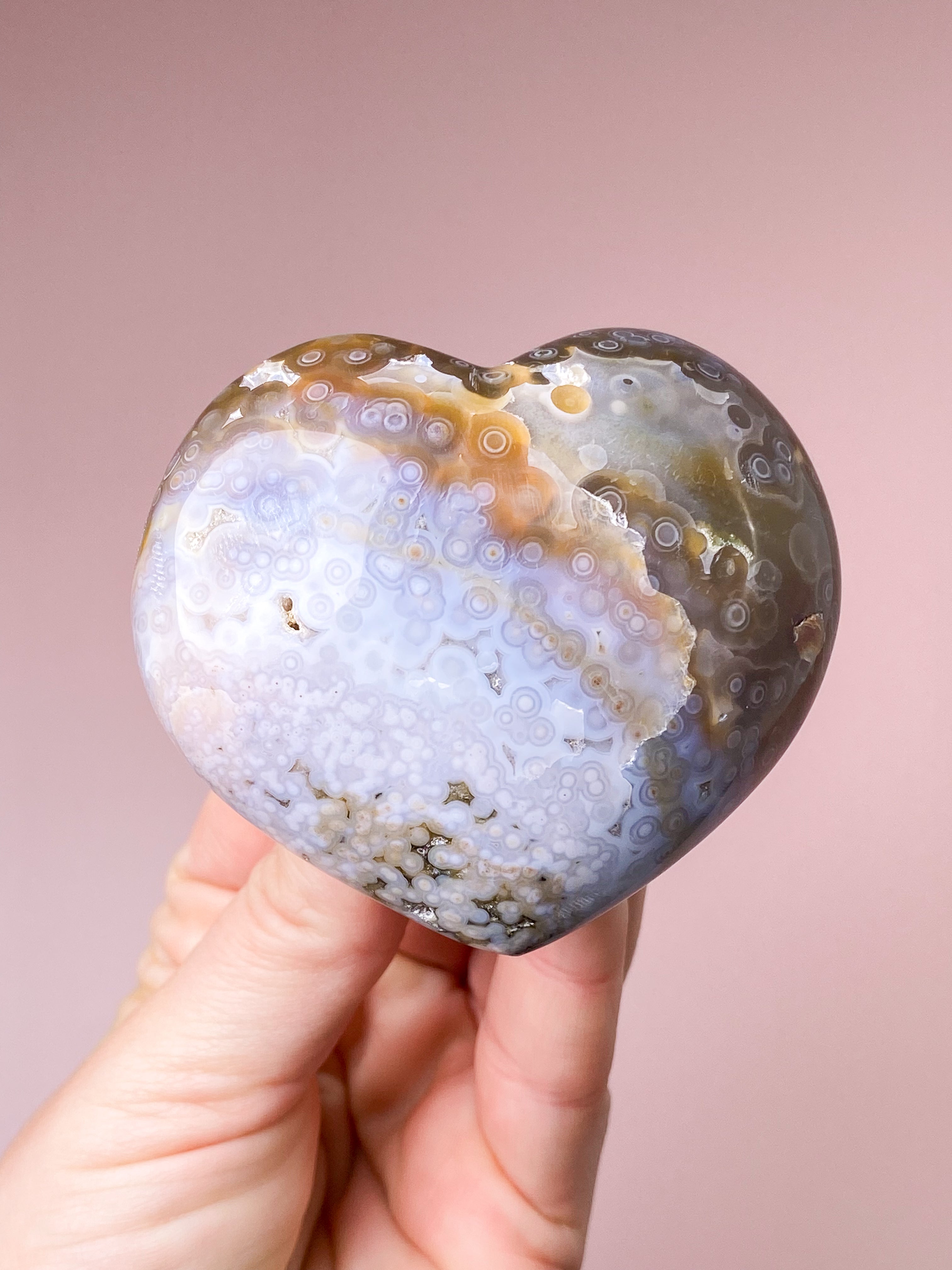 Ocean Jaspis Hjerte (Nr. 1)