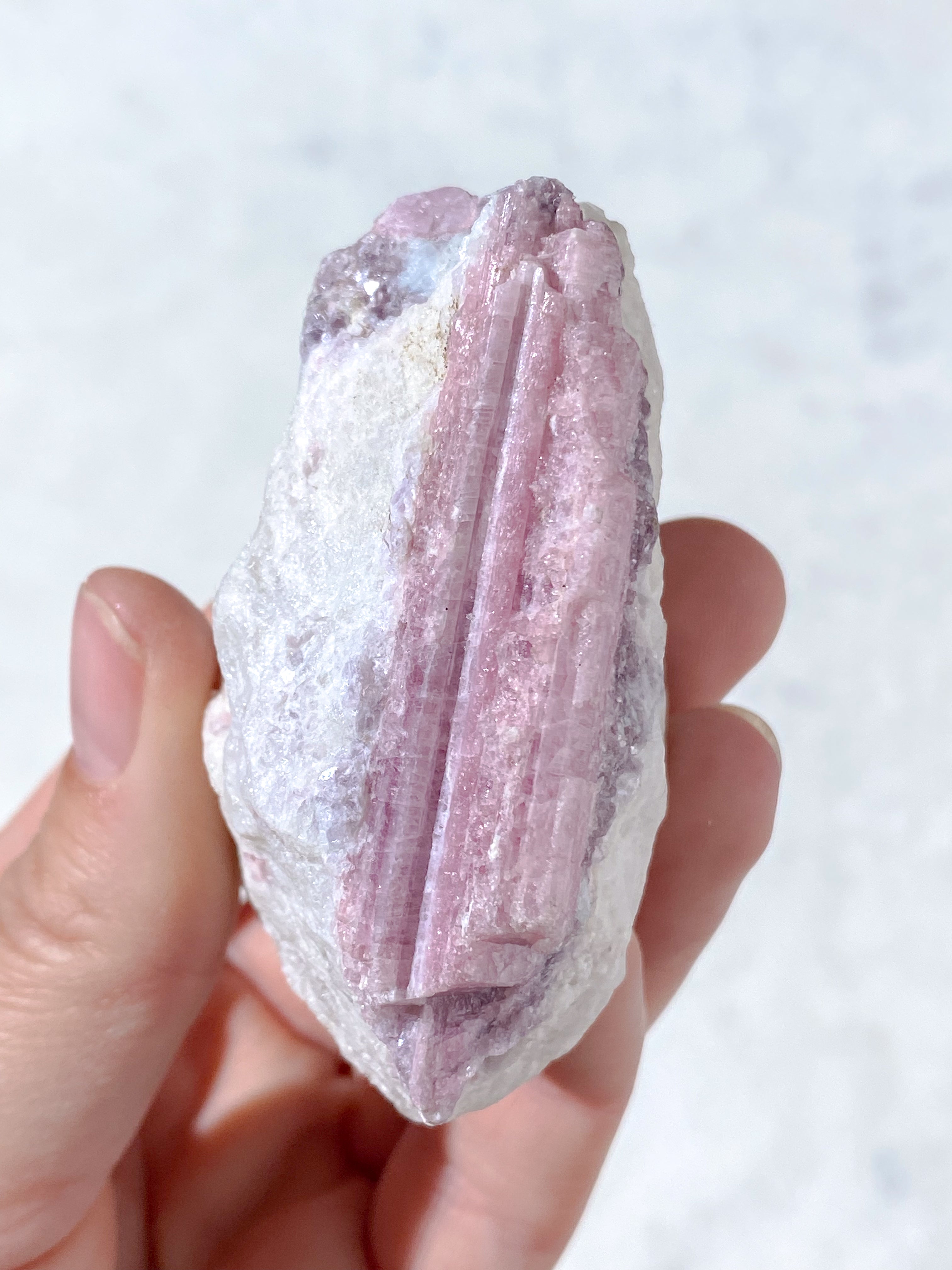 Pink Turmalin Rå (Nr. 15)