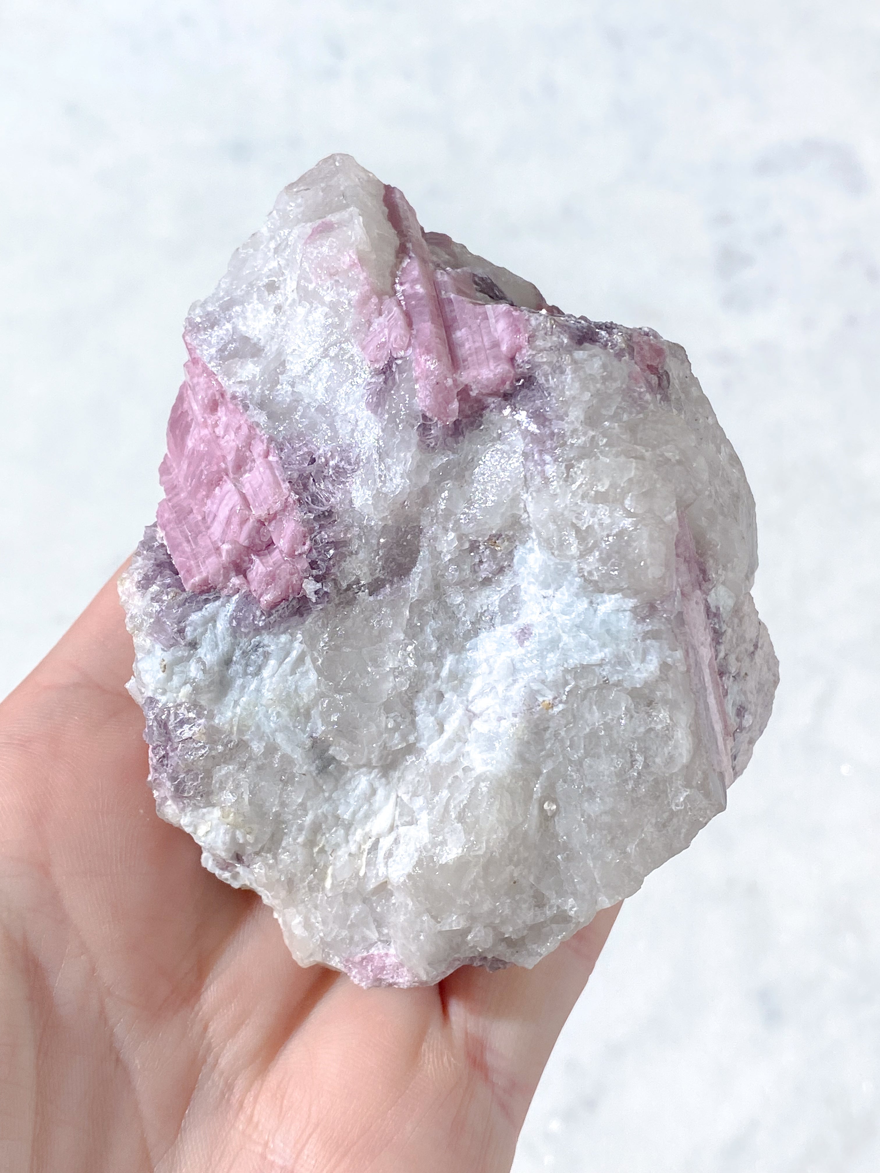 Pink Turmalin Rå (Nr. 17)