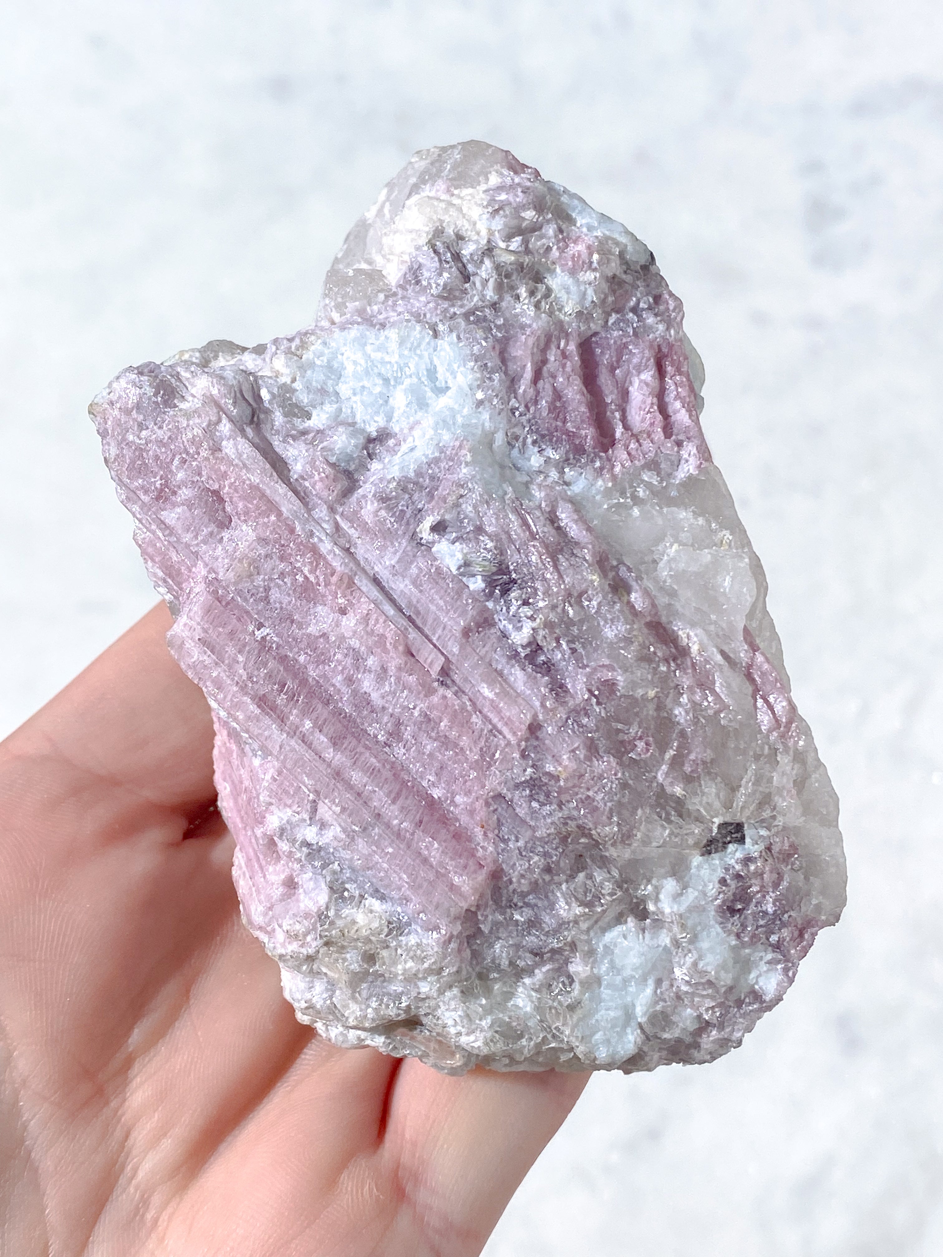Pink Turmalin Rå (Nr. 18)