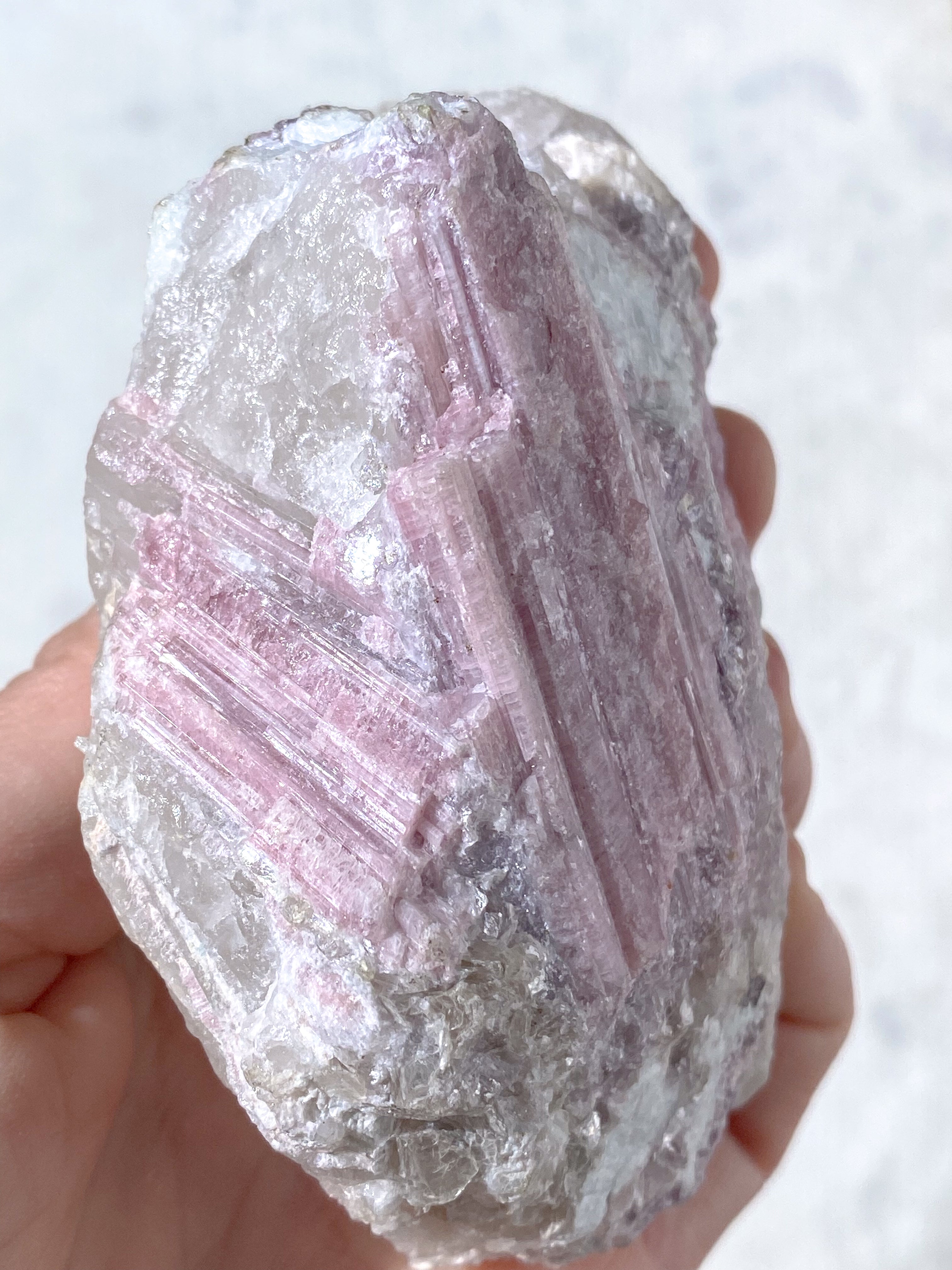 Pink Turmalin Rå (Nr. 18)