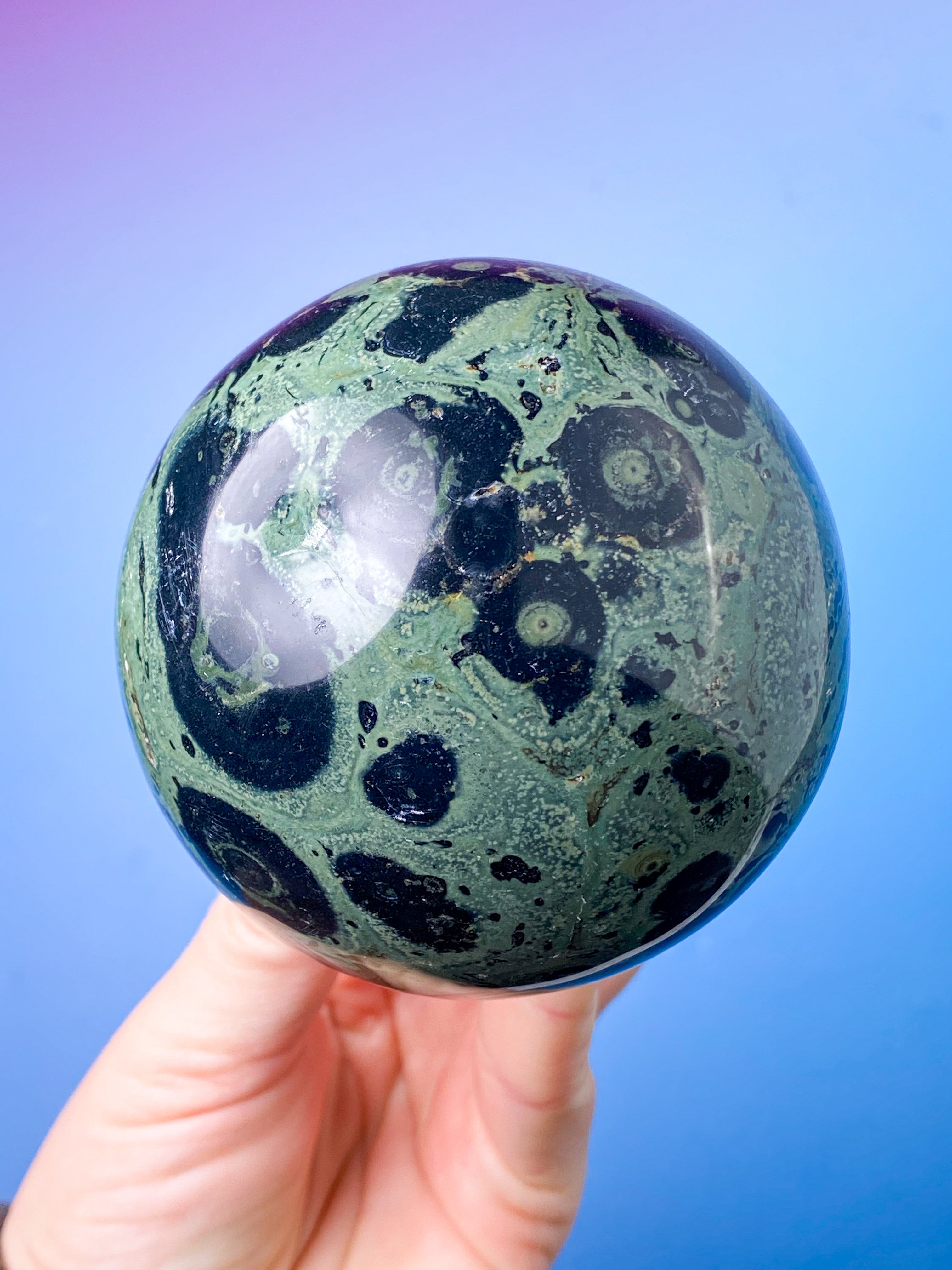 Kambaba Jaspis Kugle (Nr. 8)