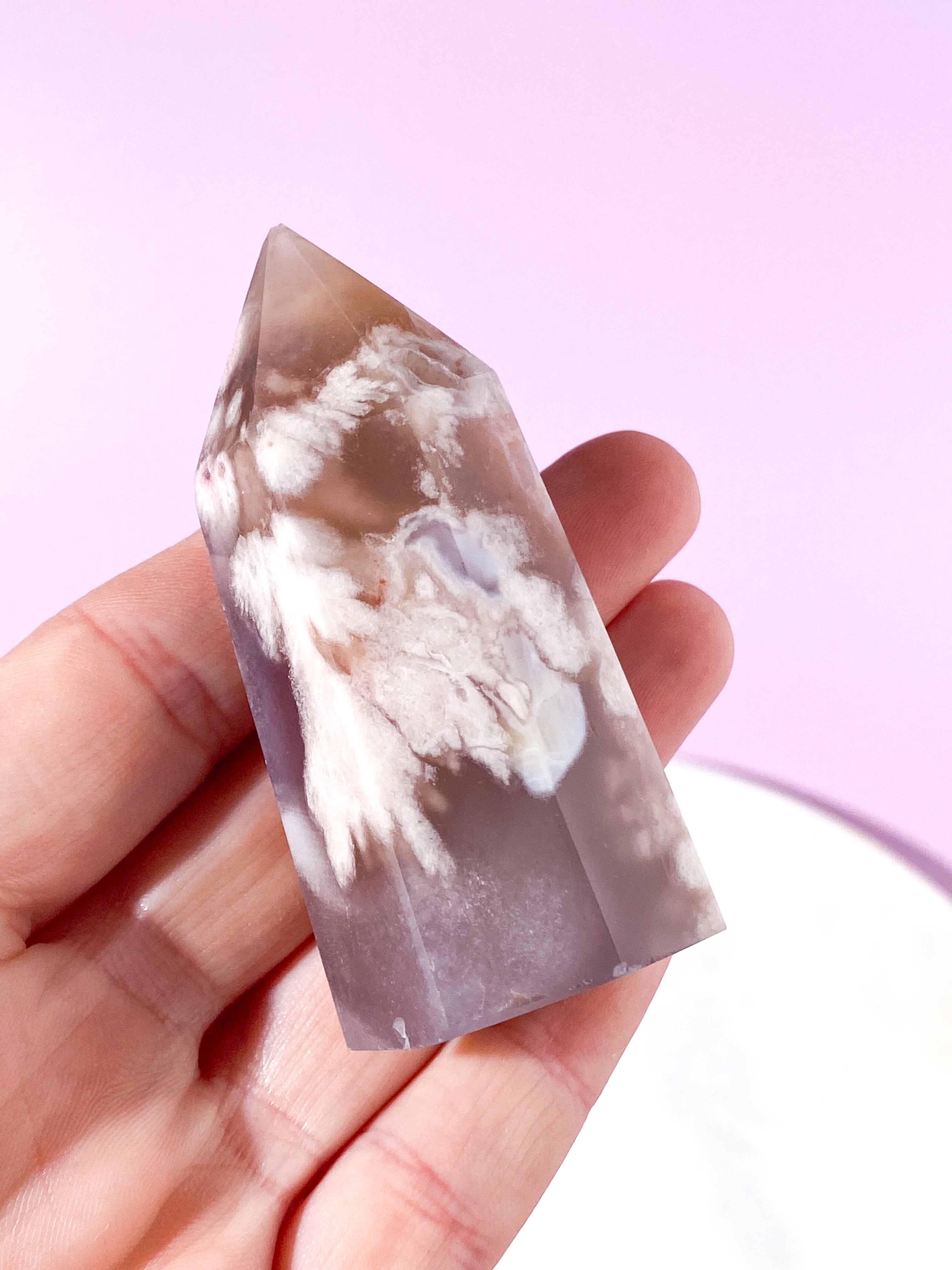 Blomme Blomster Agat Tårn (Nr. 33)