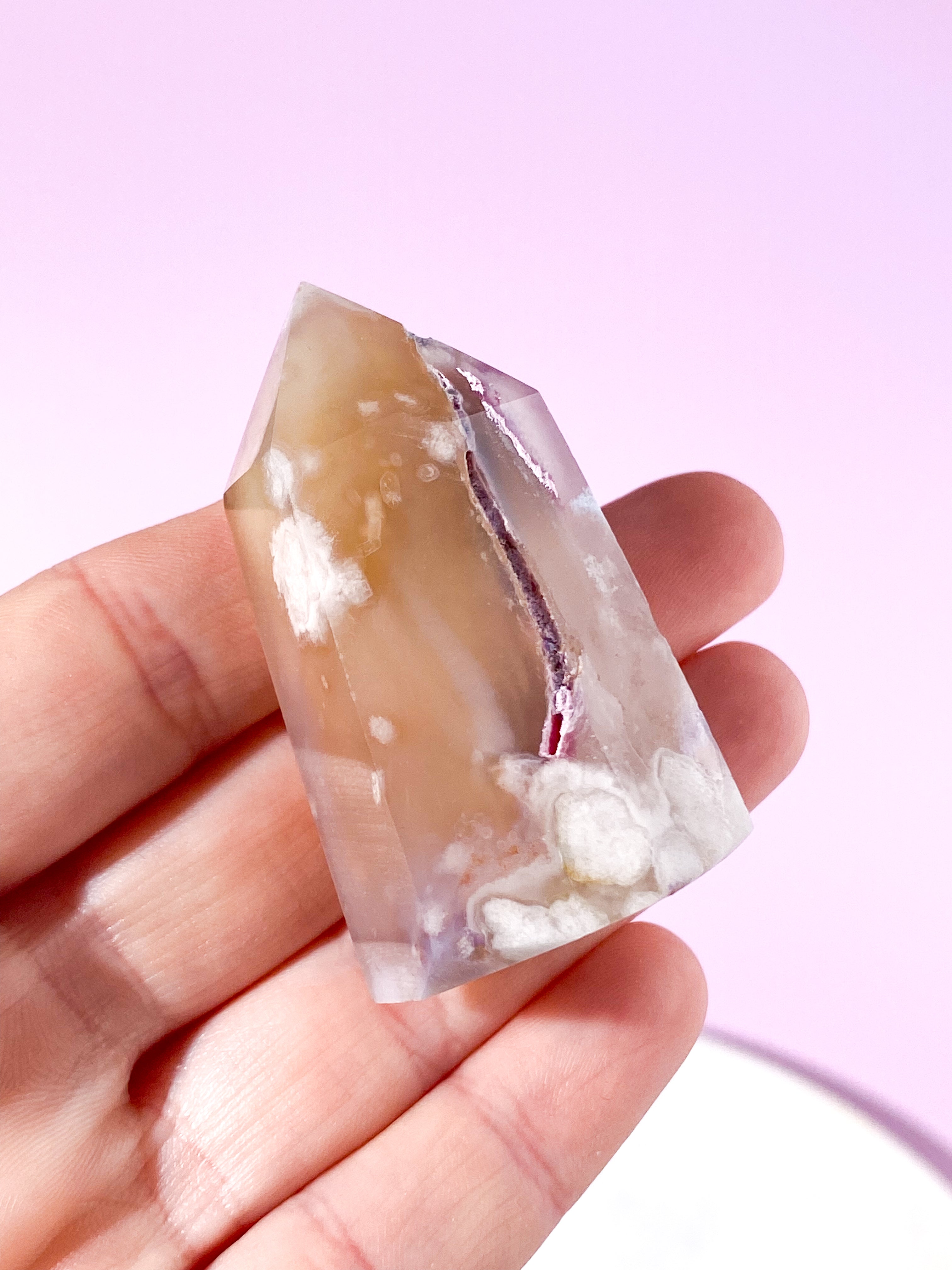 Blomme Blomster Agat Tårn (Nr. 35)