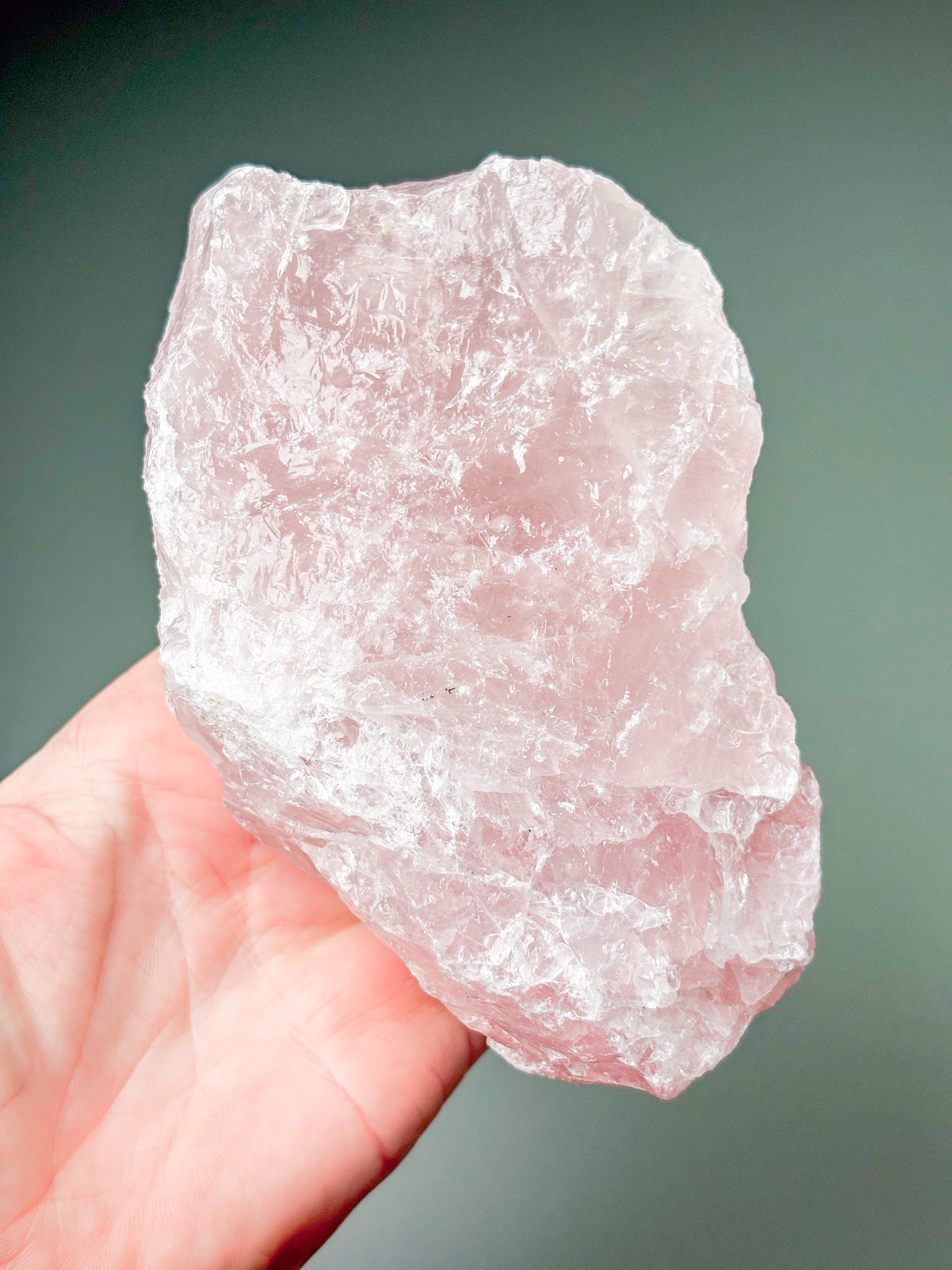 Stor Rå Rosakvarts (Nr. 4)