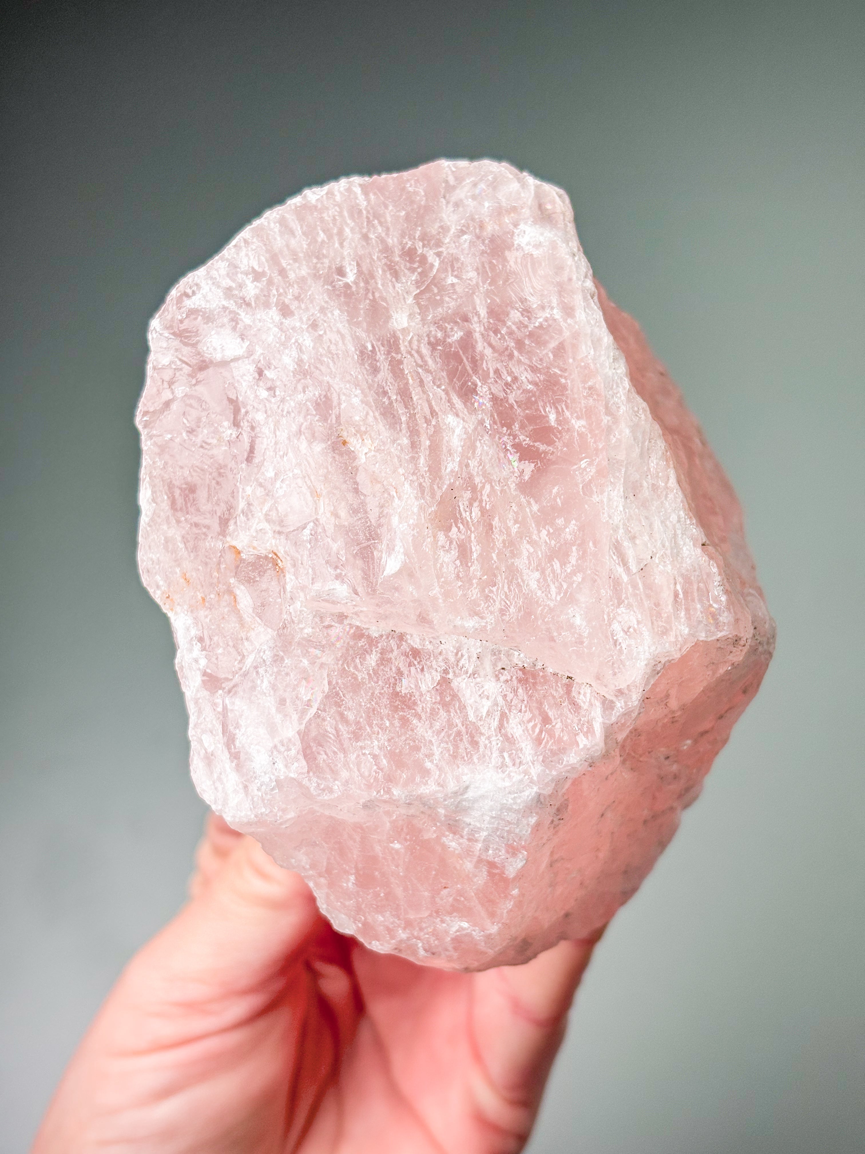 Stor Rå Rosakvarts (Nr. 5)