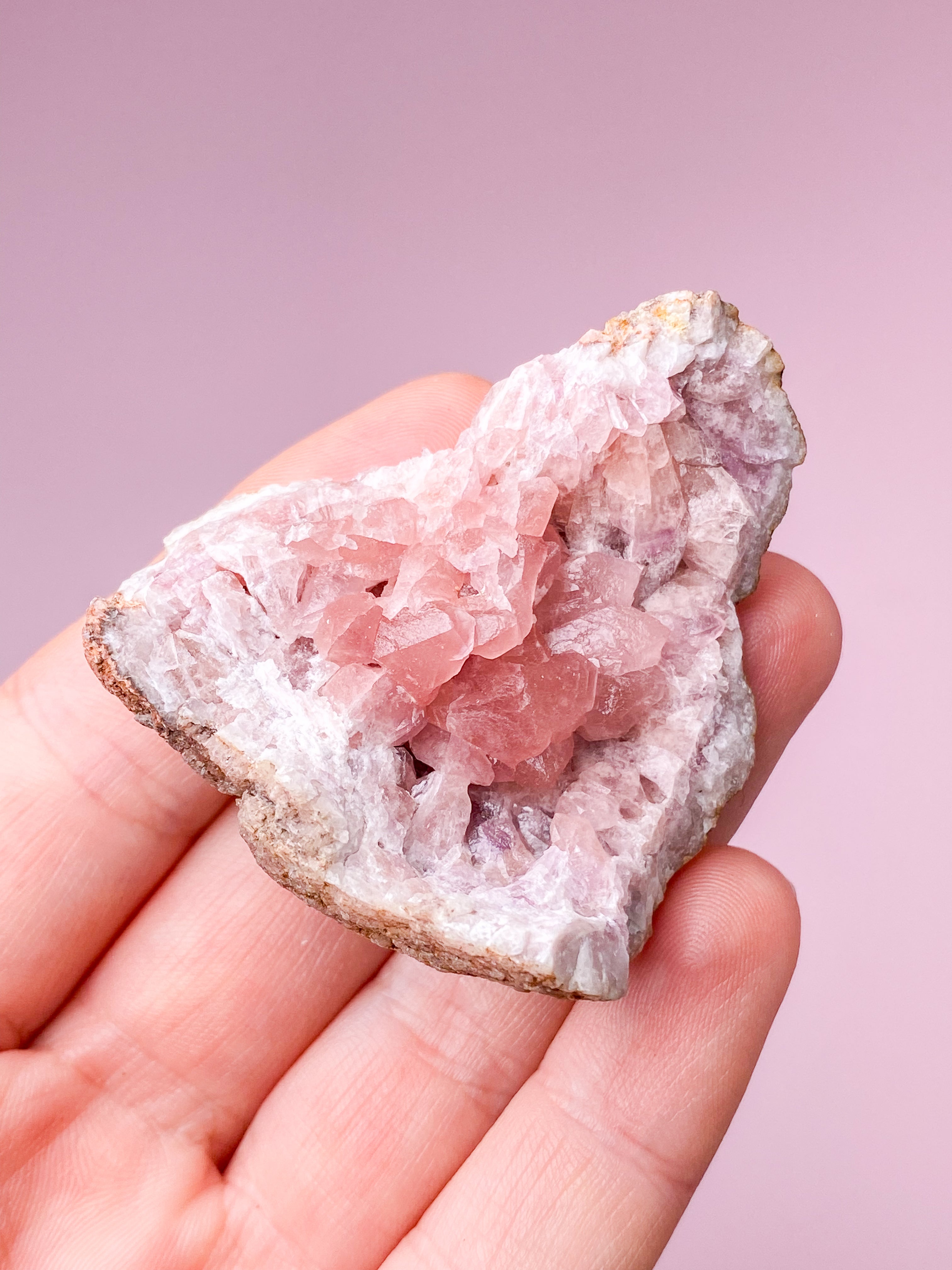 Pink Ametyst Geode (Nr. 34)