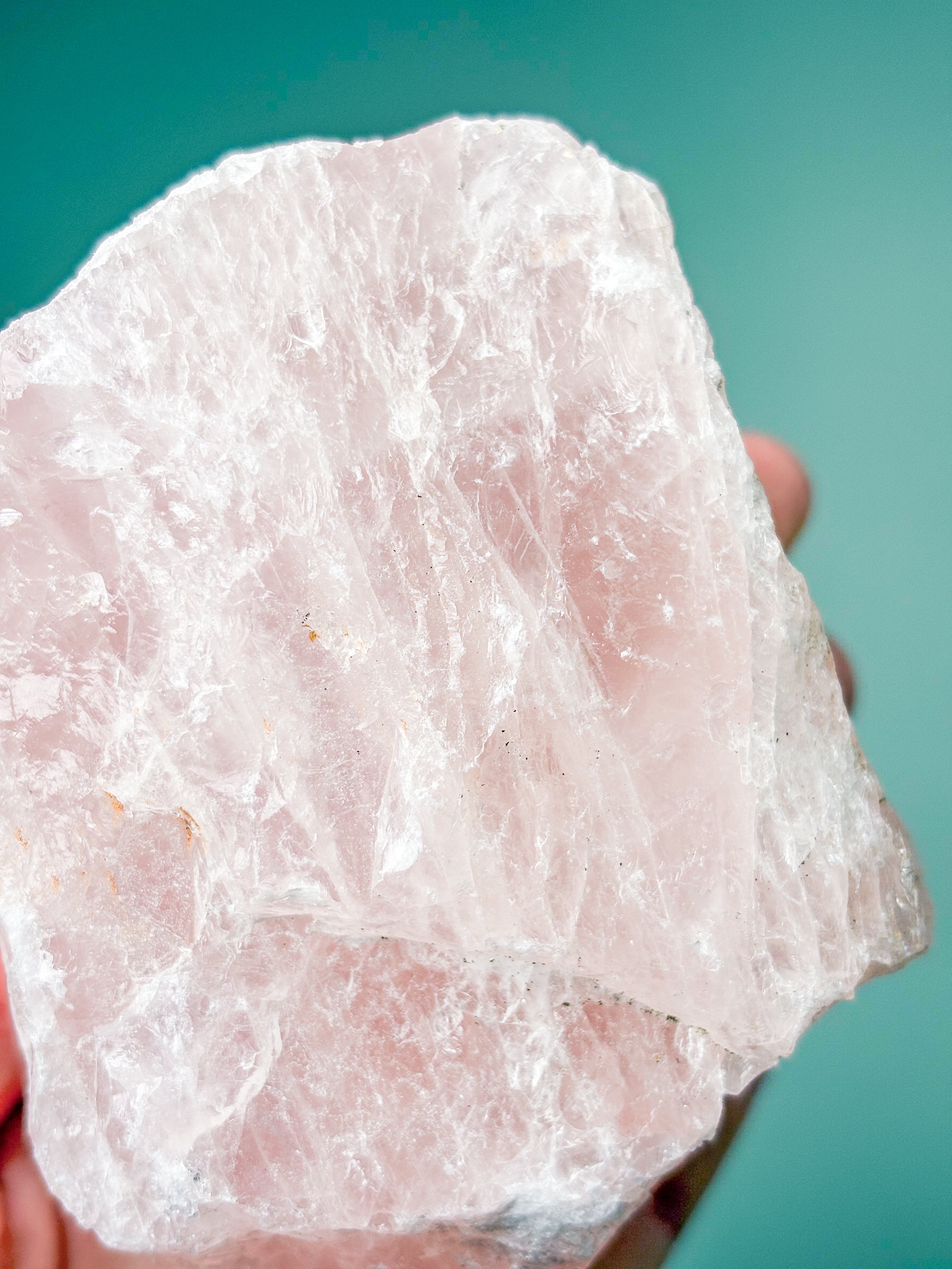 Stor Rå Rosakvarts (Nr. 5)