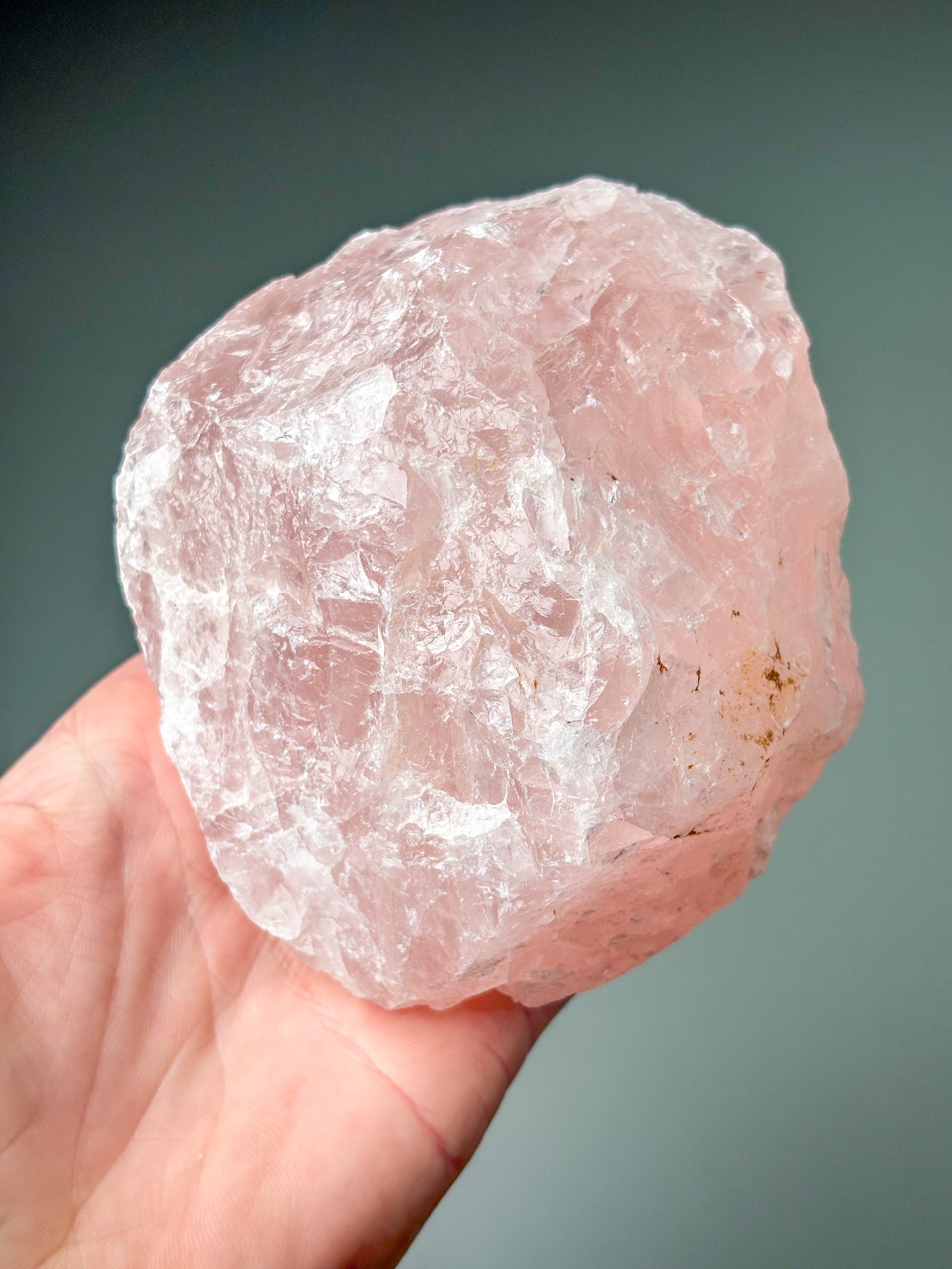 Stor Rå Rosakvarts (Nr. 5)