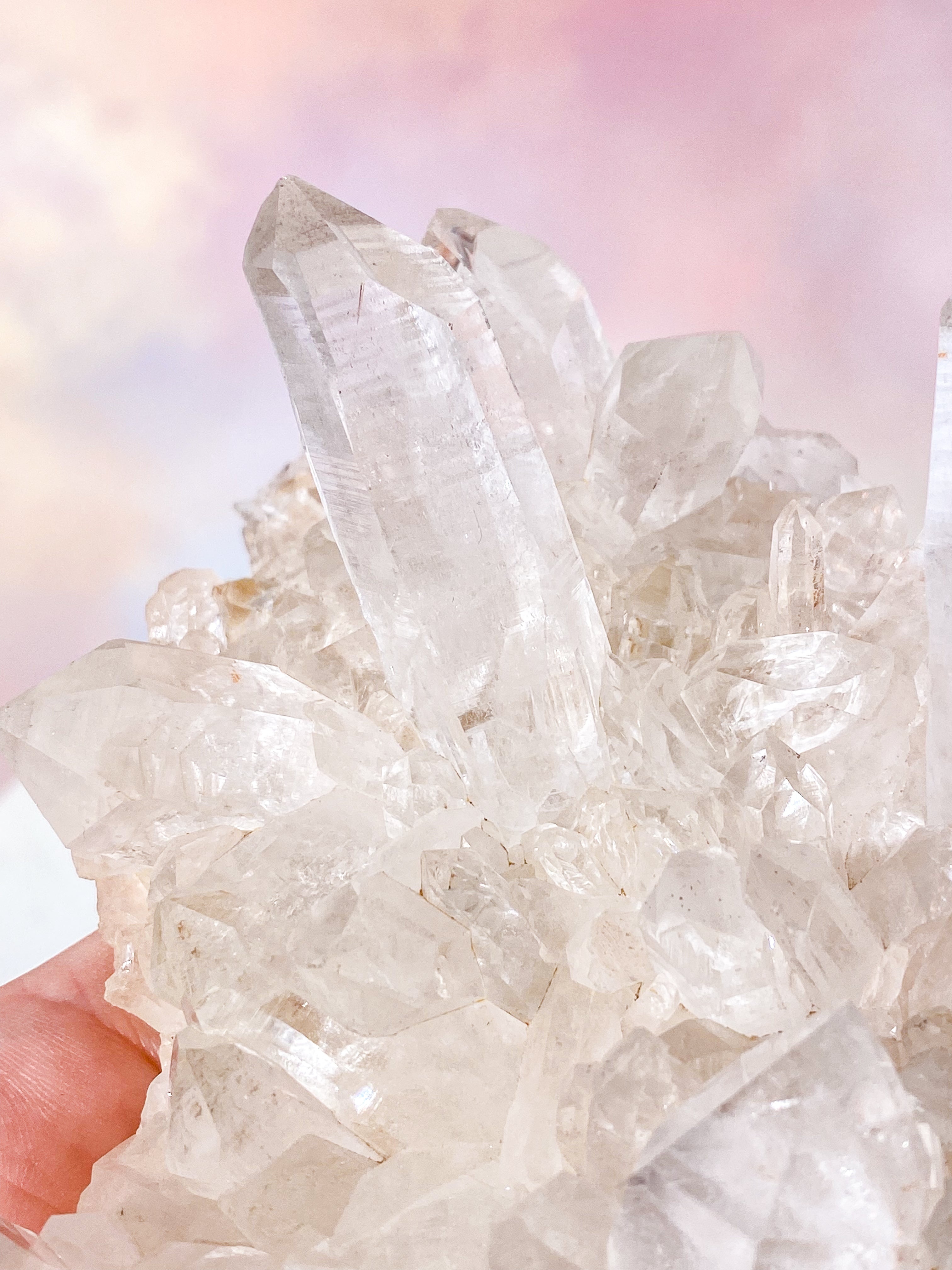 Himalaya Bjergkrystal Klynge (Nr. 58)